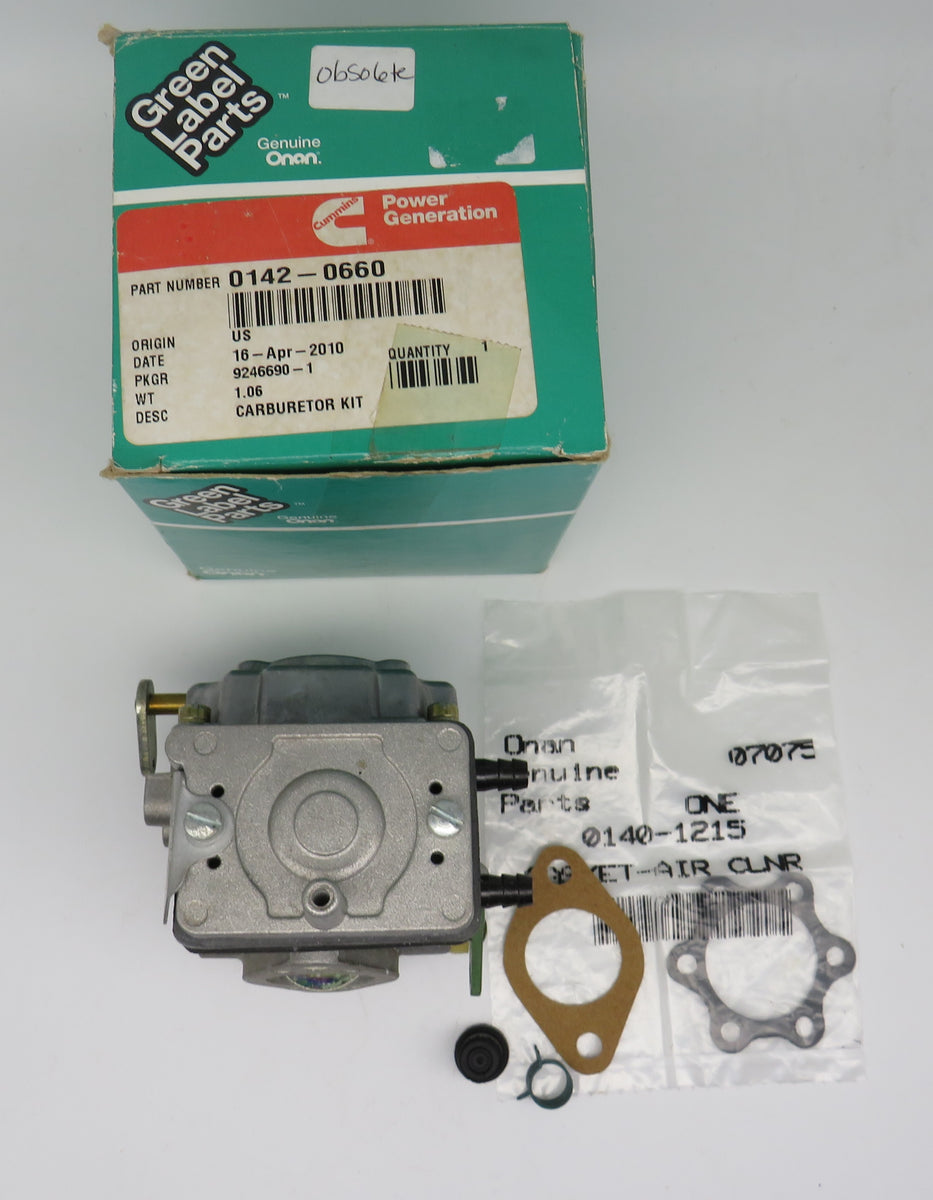 1420660 Onan Carburetor Kit for Industrial Engines B48MGA018 1188