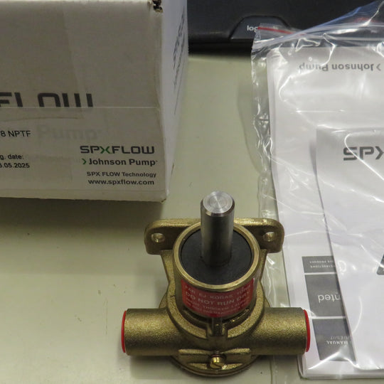 10-35038-9 Johnson Engine Cooling Pump (F35B-8007) 3/8-18 NPTF Replaces Onan Faryman (Full Cam) 10/29/2025 THIS PART IS IN STOCK 10/29/2025