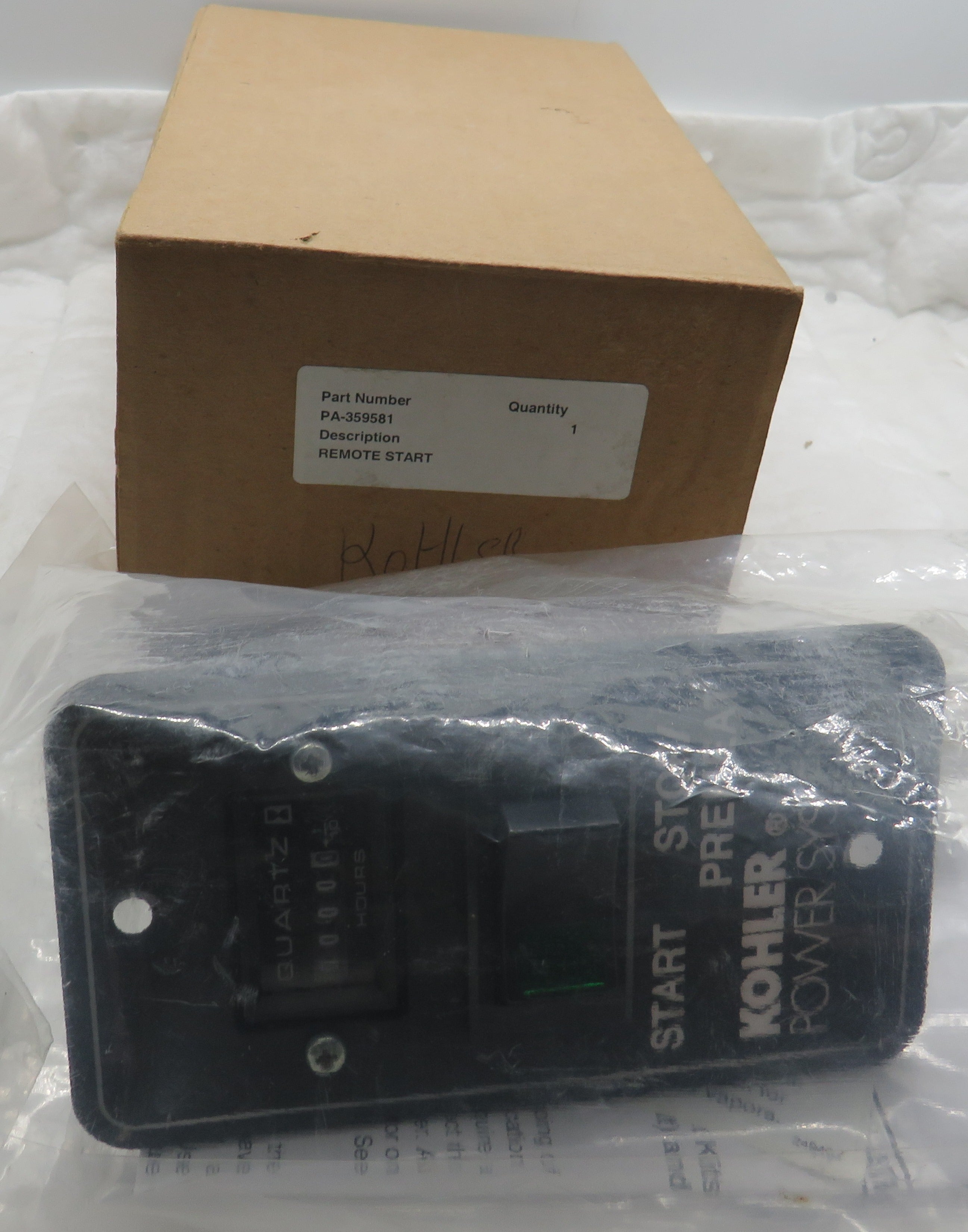 Kohler PA-359581 Remote Start (Replaced by 359581-S)