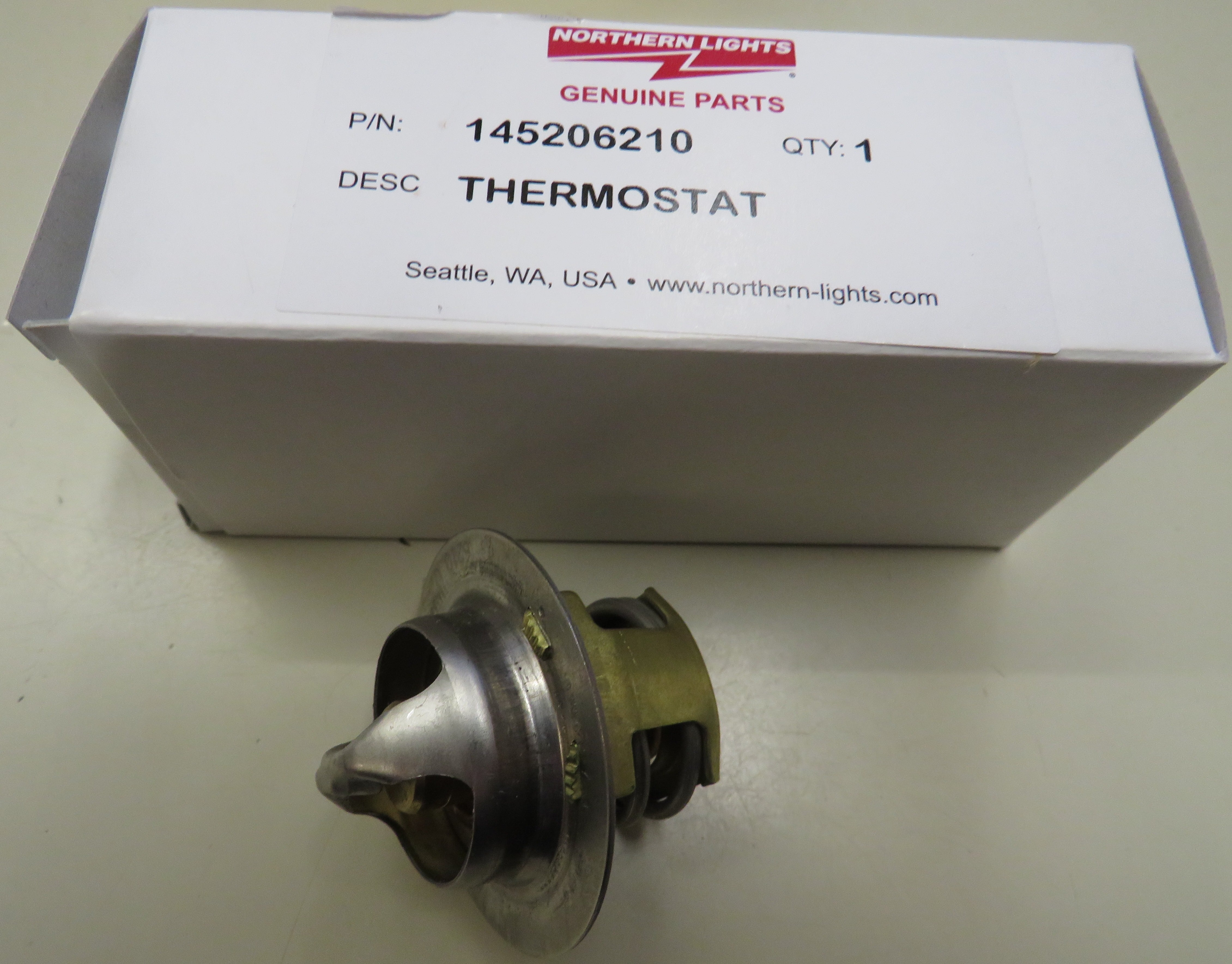 145206210 Replaces 145206022 Northern Lights Lugger Thermostat 180 Degree 82C 8KW to 20KW 10/21/2025 THIS PART IS IN STOCK 10/21/2025