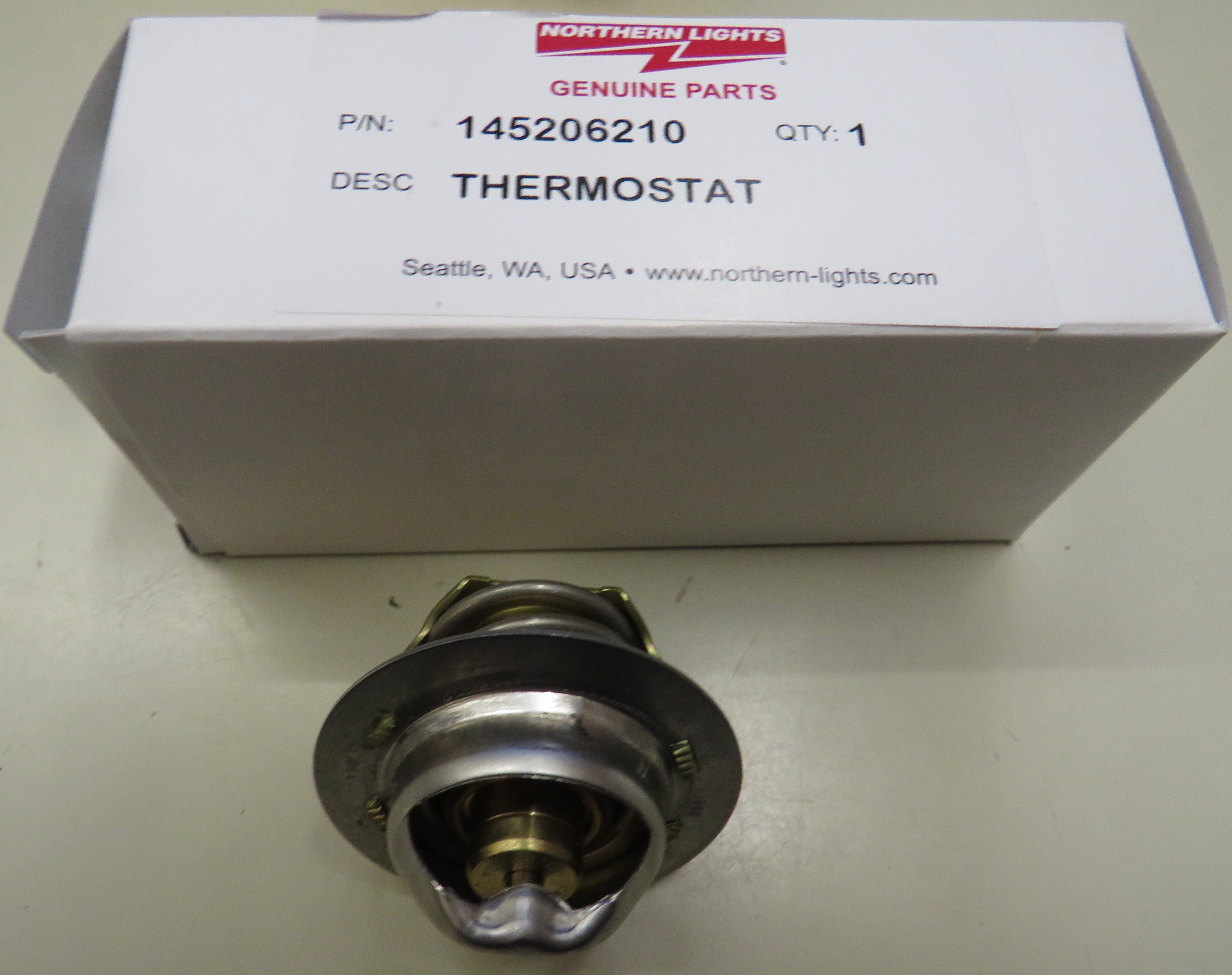 145206210 Replaces 145206022 Northern Lights Lugger Thermostat 180 Degree 82C 8KW to 20KW 10/21/2025 THIS PART IS IN STOCK 10/21/2025