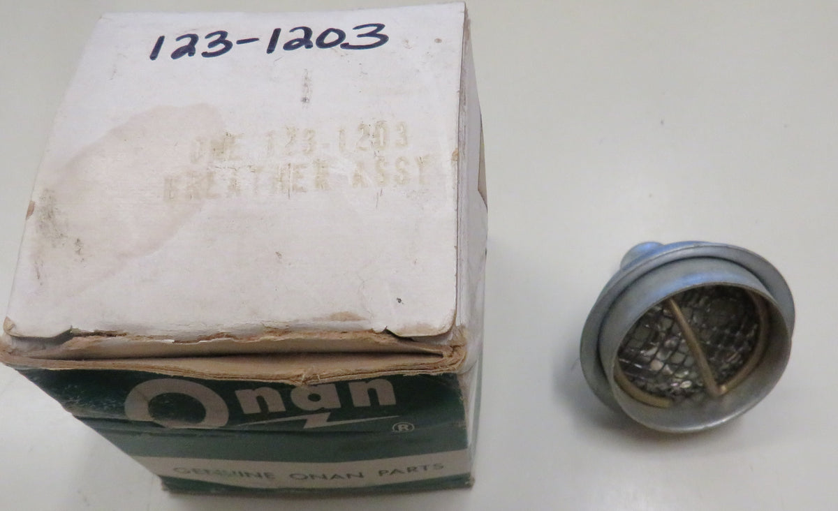 123-1203 Onan Cap Breather Assembly on Cylinder Block & Oil Base For M ...