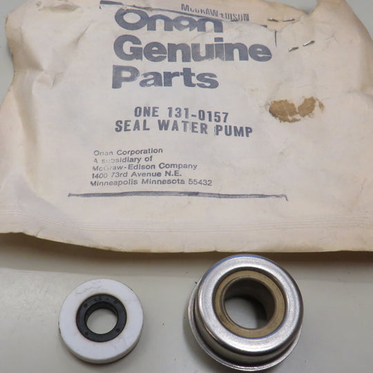 131-0157 Onan Mechanical Seal Assembly OBSOLETE (Short Shaft) MDJ/ A/B/E (Long Shaft) MCCK, (4.0 & 6.5kw) MDJE (7.5kw) 3/11/2024 THIS PART IS IN STOCK 3/11/2024