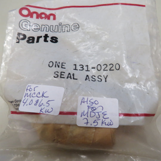 131-0220 Onan Mechanical Seal Assembly For MCCK 4.0 & 6.5 KW & Also MDJE 7.5 KW (Part of Service Kit 131-0258) For Pump 131-0257 3/19/2024 THIS PART IS IN STOCK 3/19/2024