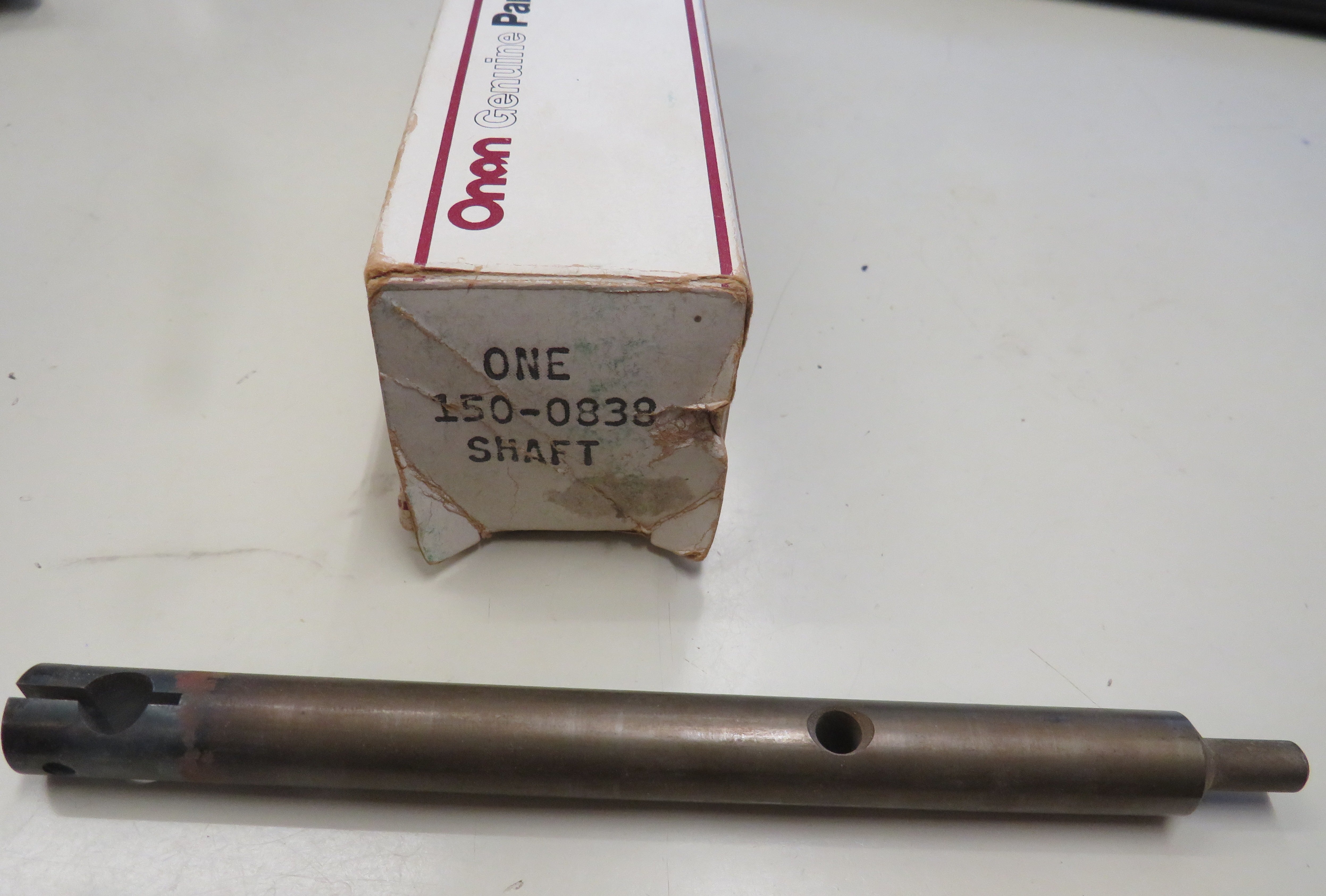 Onan 150-0838 Governor Shaft 2/9/2024 THIS PART IS IN STOCK 2/9/2024