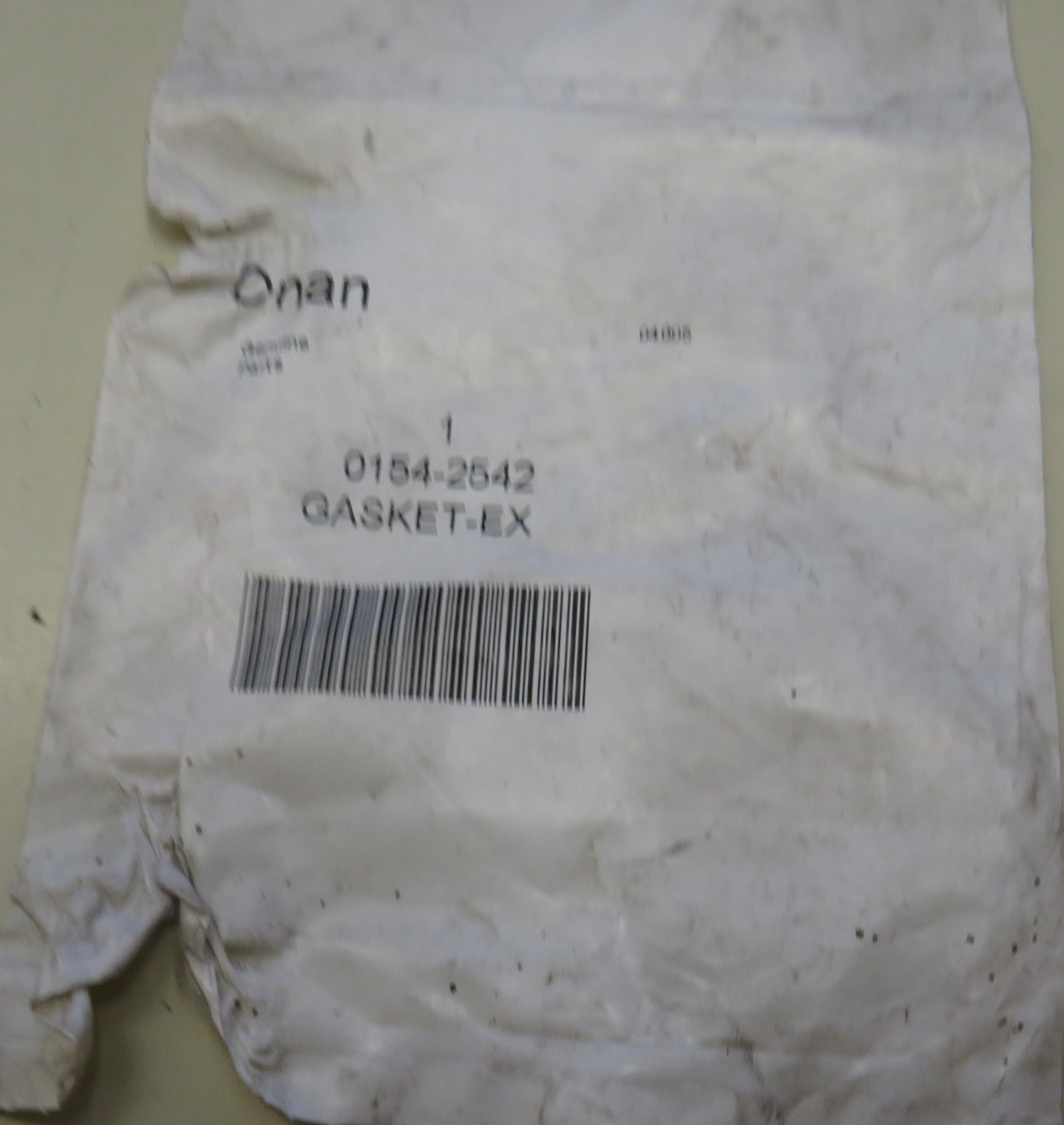 Onan 154-2542 Exhaust Manifold Gasket 4/15/2026 THIS PART IS IN STOCK 4/15/2026