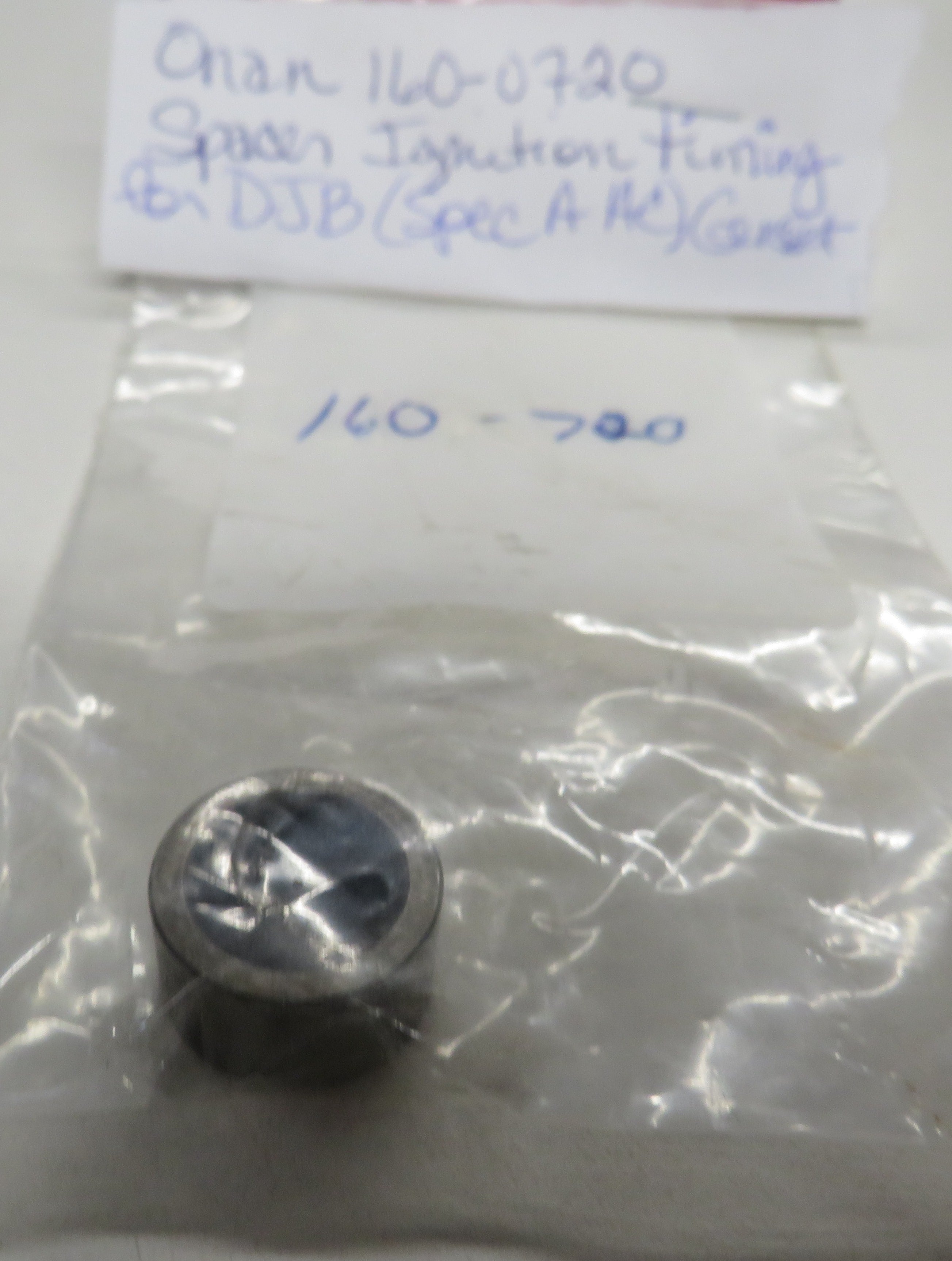 Onan 160-0720 Spacer Ignition Timing for DJB (Spec A AC) Genset 12/17/2024 THIS PART IS IN STOCK 12/17/2024