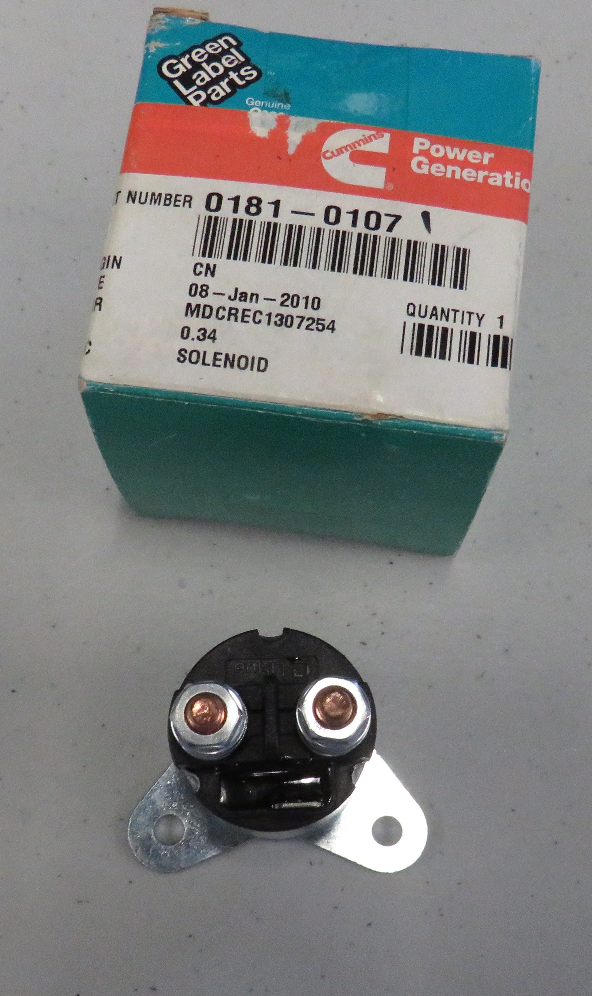 181-0107 Onan 181-0107 Solenoid OBSOLETE 1/30/2026 THIS PART IS IN STOCK 1/30/2026
