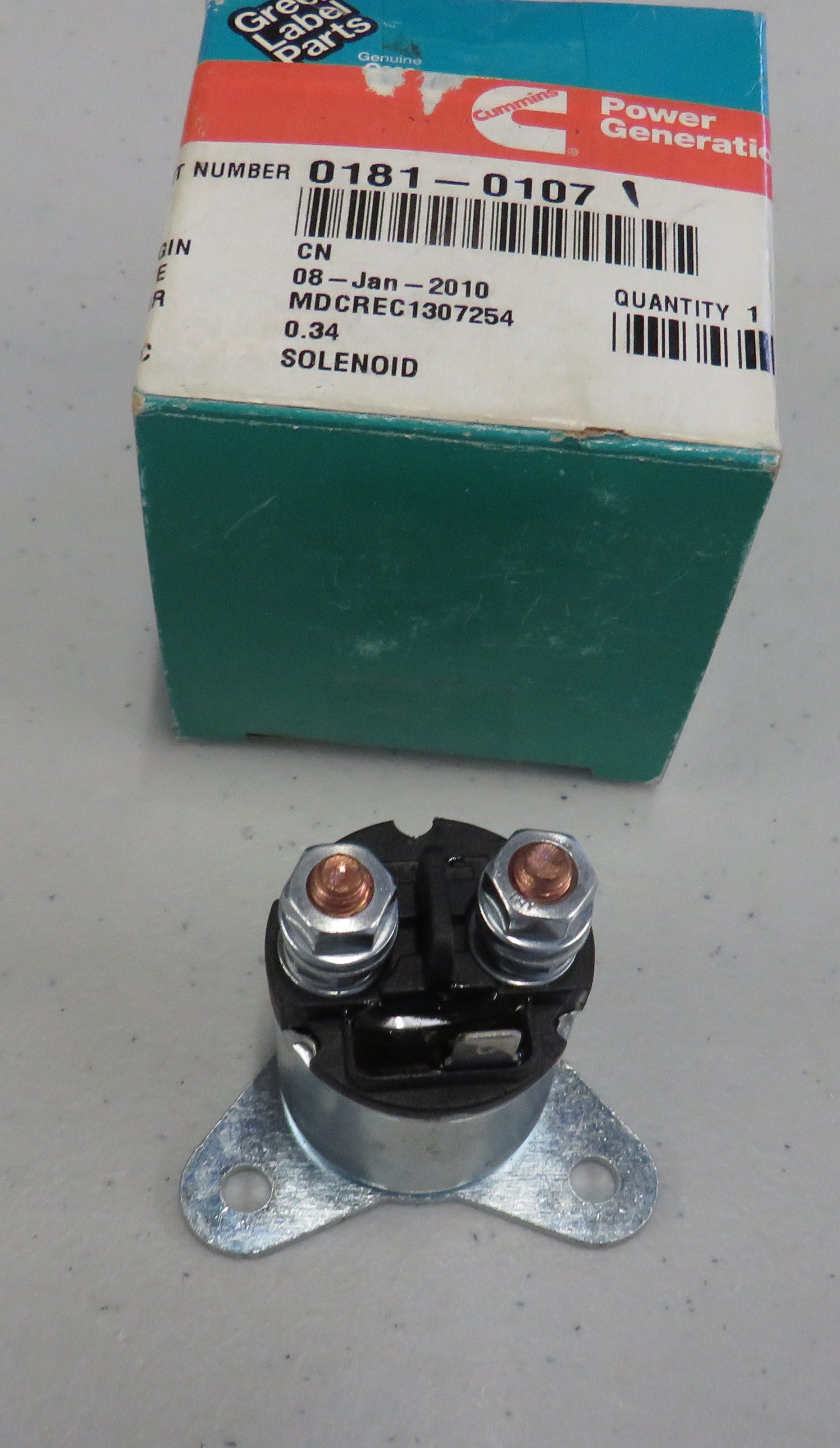 181-0107 Onan 181-0107 Solenoid OBSOLETE 1/30/2026 THIS PART IS IN STOCK 1/30/2026