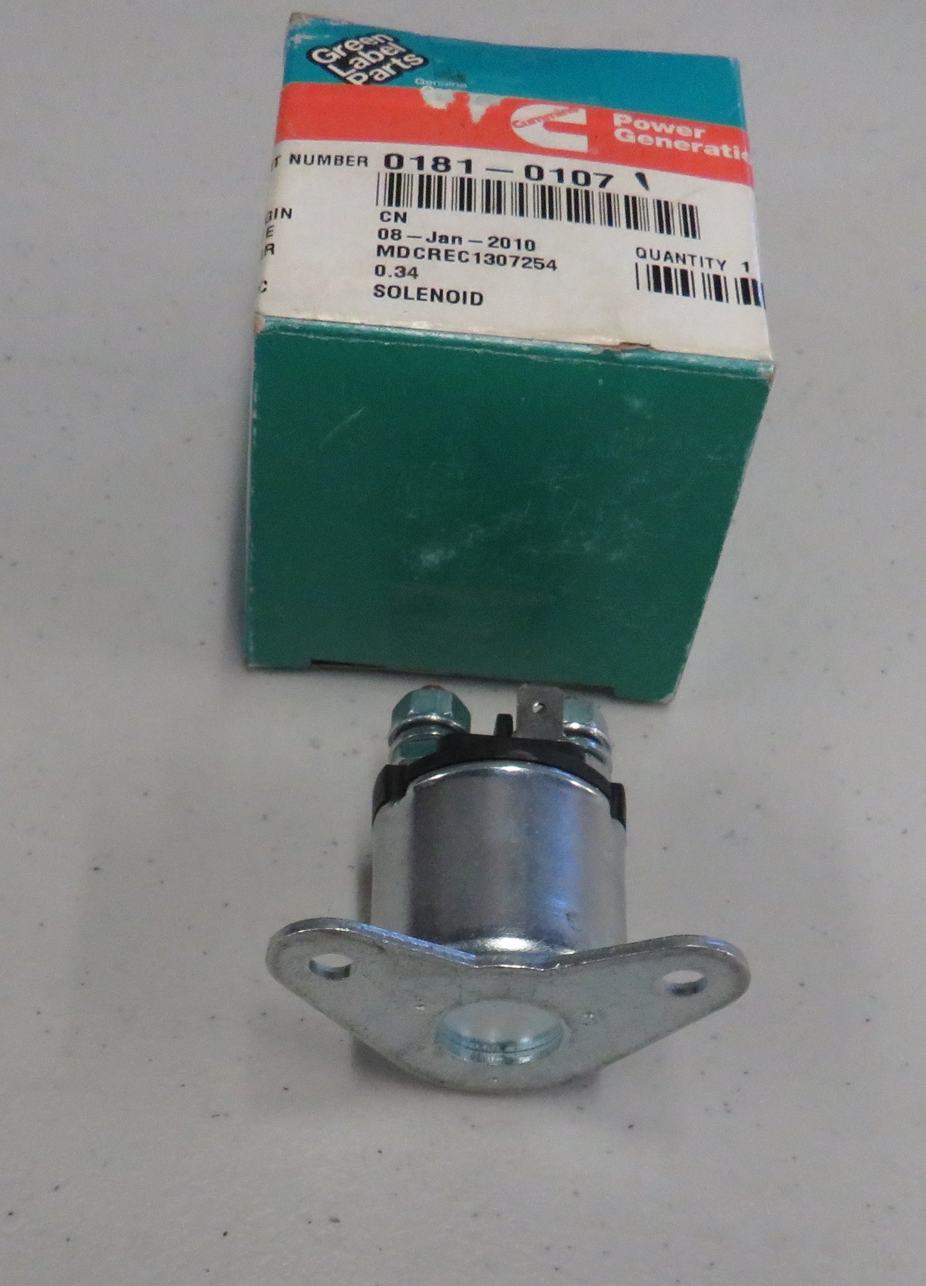 181-0107 Onan 181-0107 Solenoid OBSOLETE 1/30/2026 THIS PART IS IN STOCK 1/30/2026