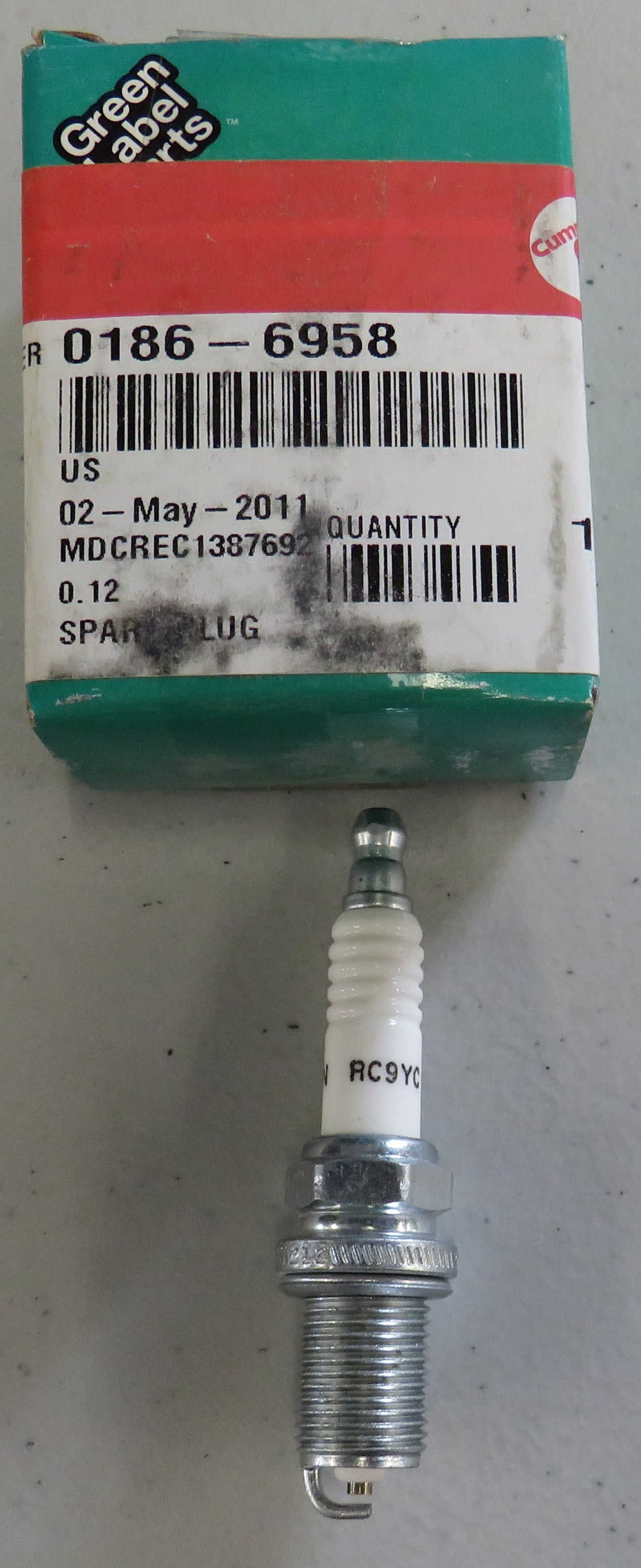 186-6958 Onan 186-6958 Spark Plug DN2M, & LPW2 Engine Parts, DN4M & LPW4 Engine Parts, MEP802A Generators & Parts, MEP803A Generators & Parts 1/23/2026 THIS PART IS IN STOCK 1/23/2026
