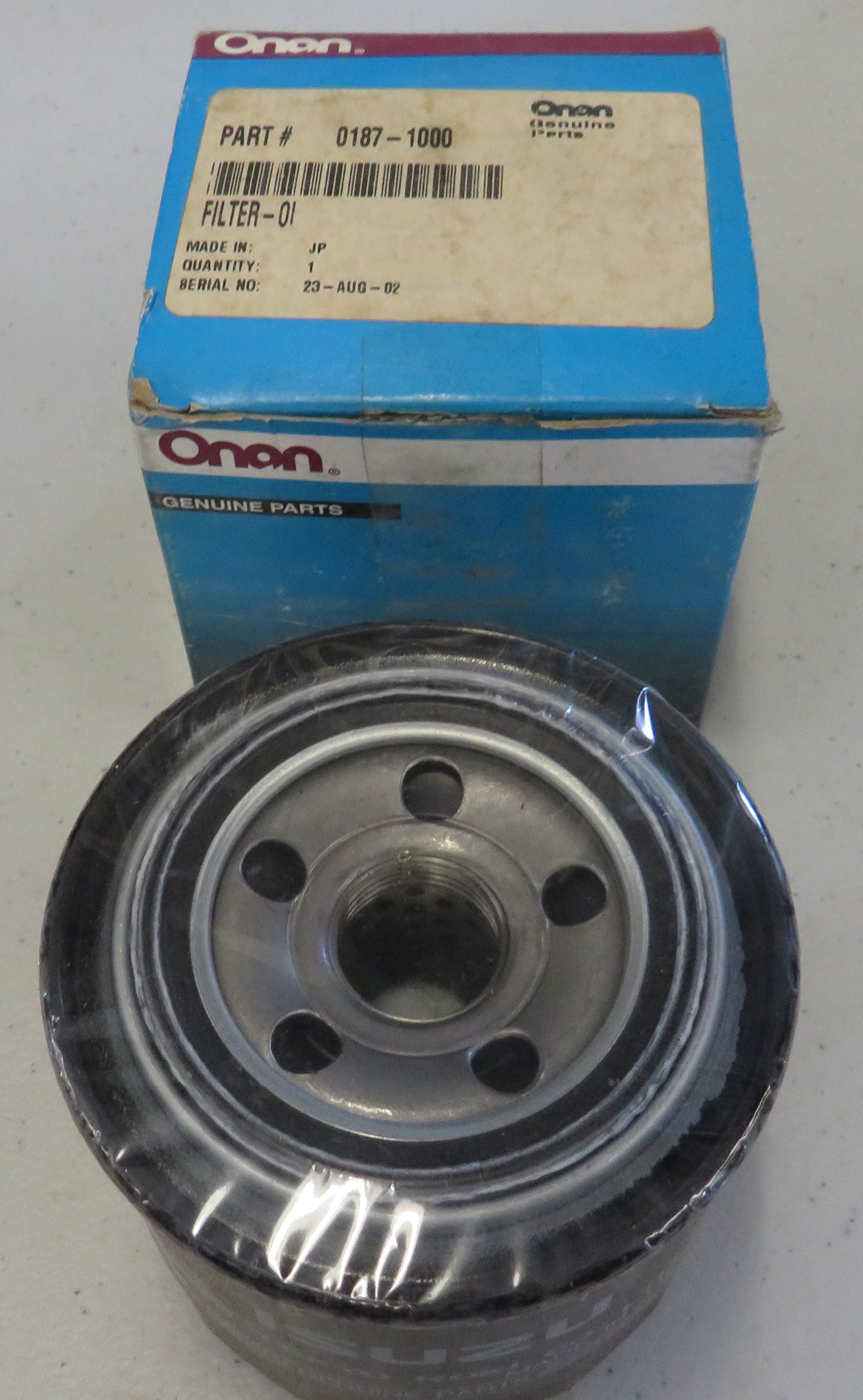 187-1000 Onan 187-1000 Oil Filter Cartridge 2/10/2026 THIS PART IS IN STOCK 2/10/2026