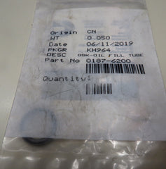 187-6200 Onan Oil Fill Tube Gasket (Rubber) 4/15/2026 THIS PART IS IN STOCK 4/15/2026