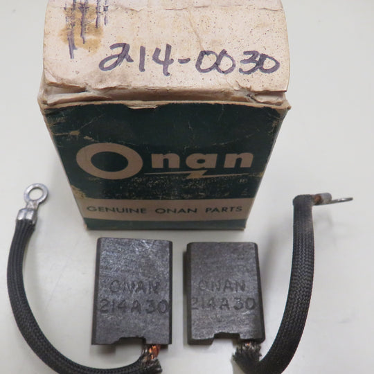Onan 214-0030 DC Generator Brushes (2 Pk) 3/18/2024 THIS PART IS IN STOCK 3/18/2024