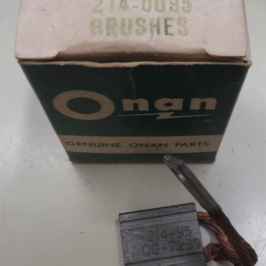214-0095 Onan Brushes (Pk 1) For DC Gen 8/12/2026 THIS PART IS IN STOCK 8/12/2026