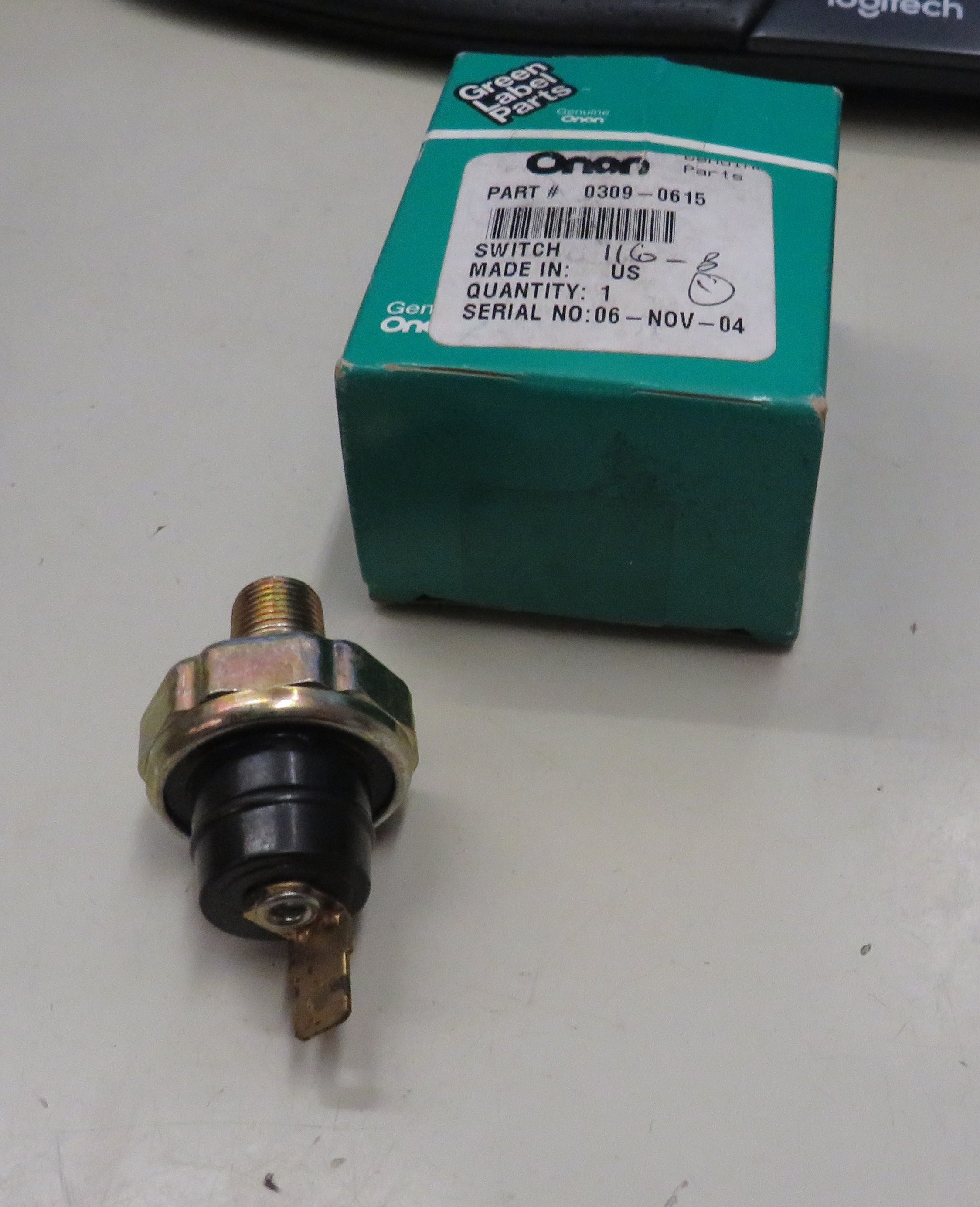 309-0615 Onan 309-0615 Pressure Switch For NHM Spec B & After OBSOLETE 2/24/2026 THIS PART IS IN STOCK 2/24/2026