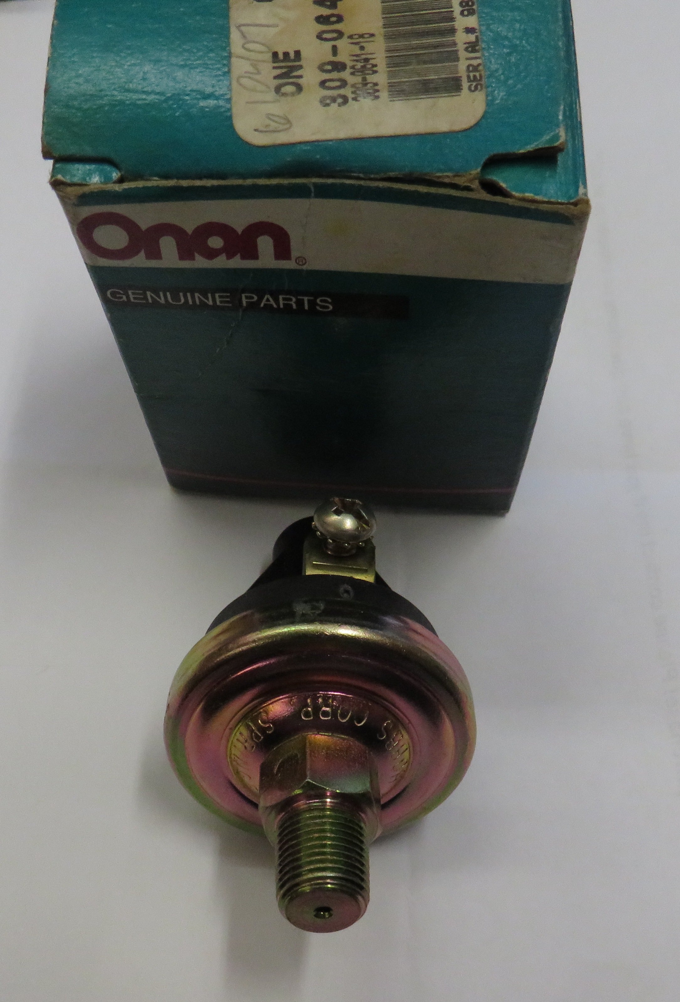 Onan 309-0641-18 Onan Low Oil Pressure Switch Rated at 5 Psi OBSOLETE (Replaces older 309-0105) 9/21/2026 THIS PART IS IN STOCK 9/21/2026