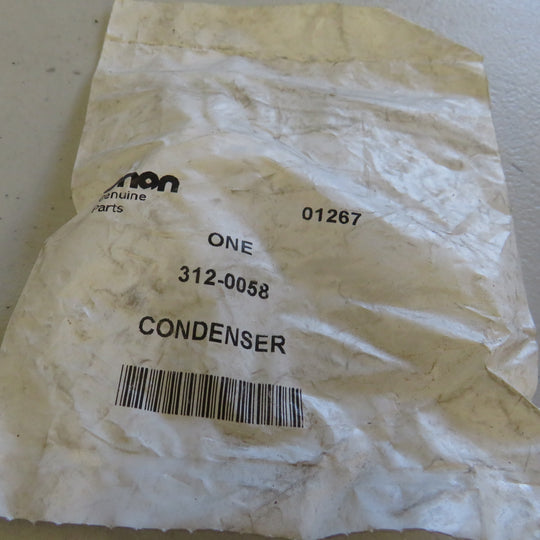 312-0058 Onan Condenser OBSOLETE 2/11/2026 THIS PART IS IN STOCK 2/11/2026