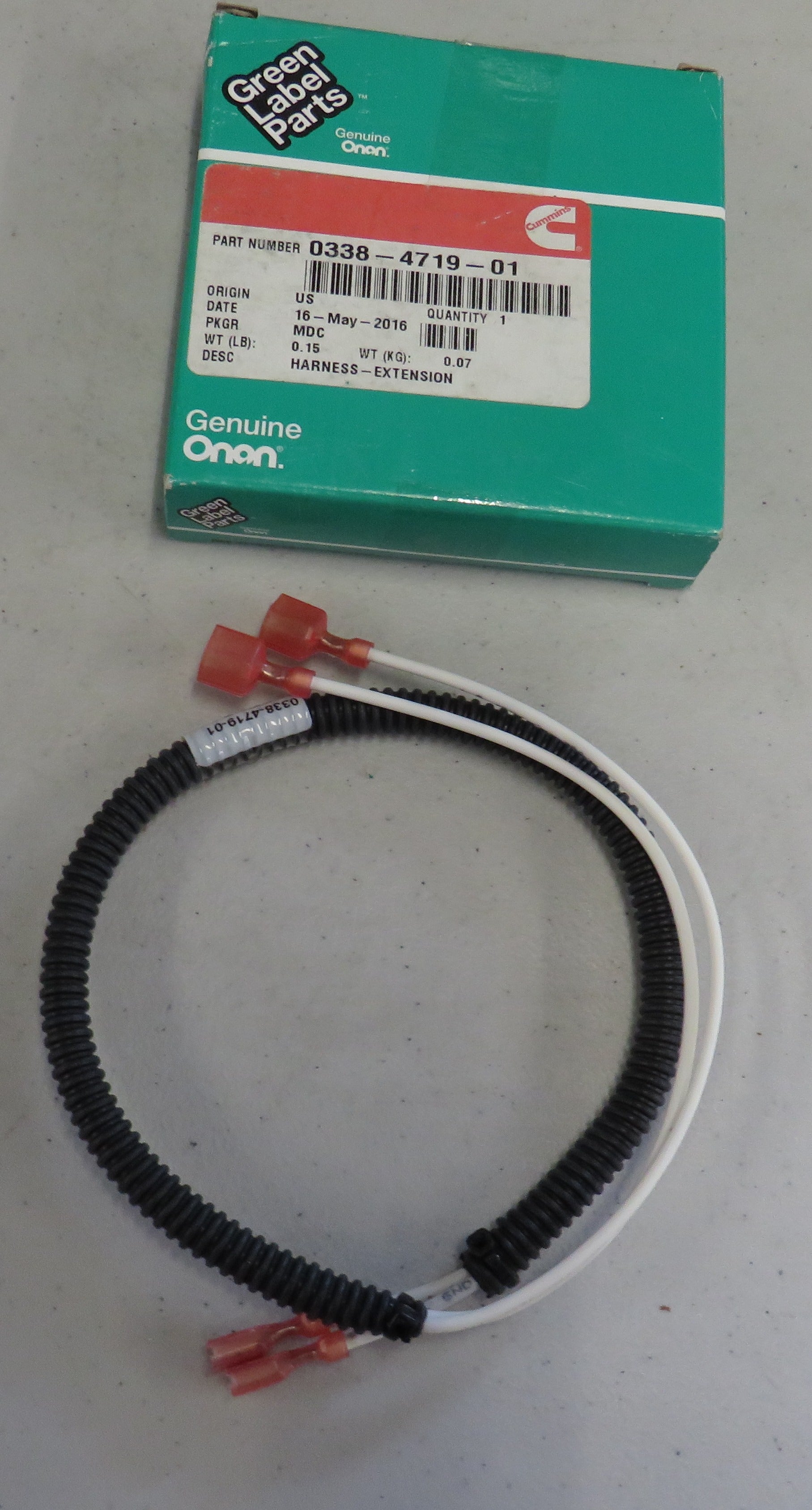338-4719-01 Onan 338-4719-01 Harness Extension OBSOLETE 2/3/2026 THIS PART IS IN STOCK 2/3/2026