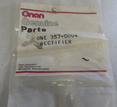 357-0004 Onan Silicon Rectifier 2/5/2026 THIS PART IS IN STOCK as of 2/5/2026