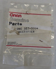 357-0004 Onan Silicon Rectifier 2/5/2026 THIS PART IS IN STOCK as of 2/5/2026