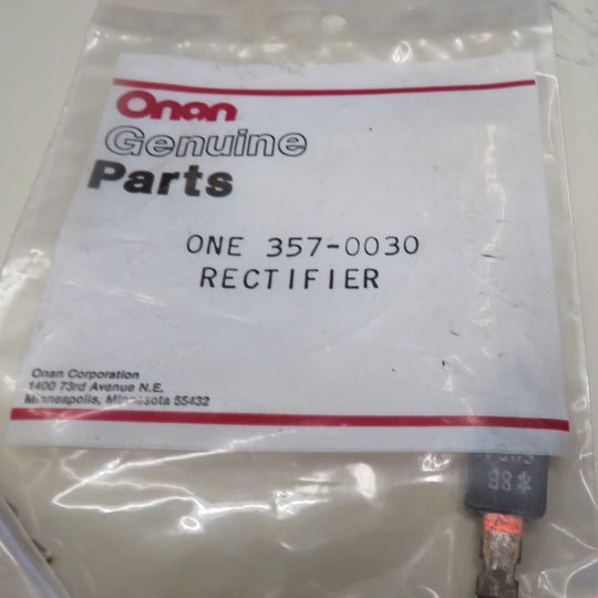 357-0030 Onan Rectifier 2/8/2024 THIS PART IS IN STOCK as of 2/8/2024