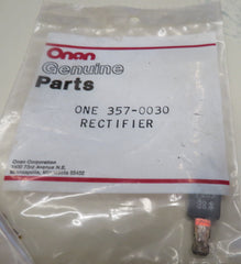 357-0030 Onan Rectifier 2/8/2024 THIS PART IS IN STOCK as of 2/8/2024