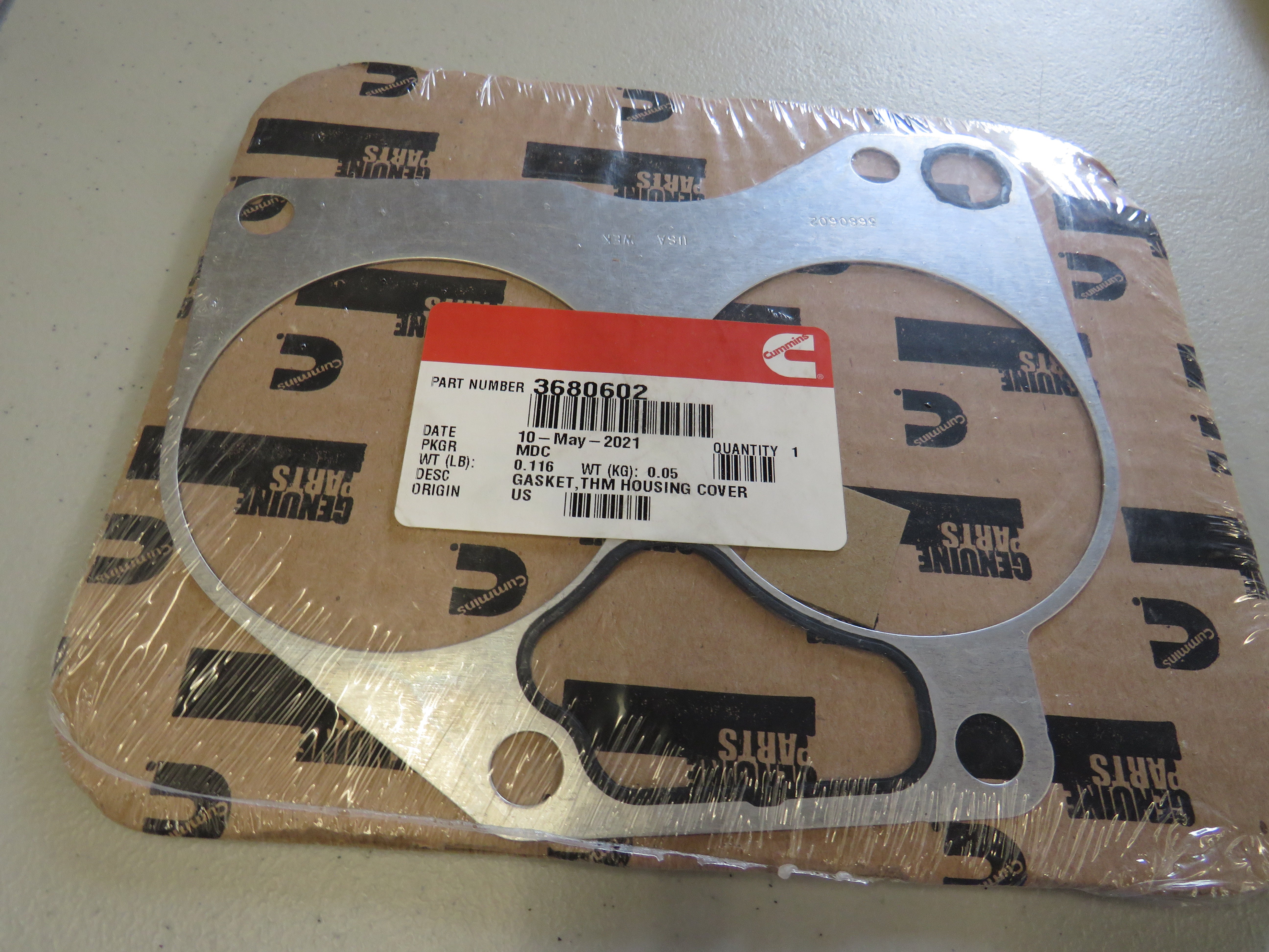 3680602 Cummins 3680602 Thermostat Housing Cover Gasket 1/29/2026 THIS PART IS IN STOCK 1/29/2026