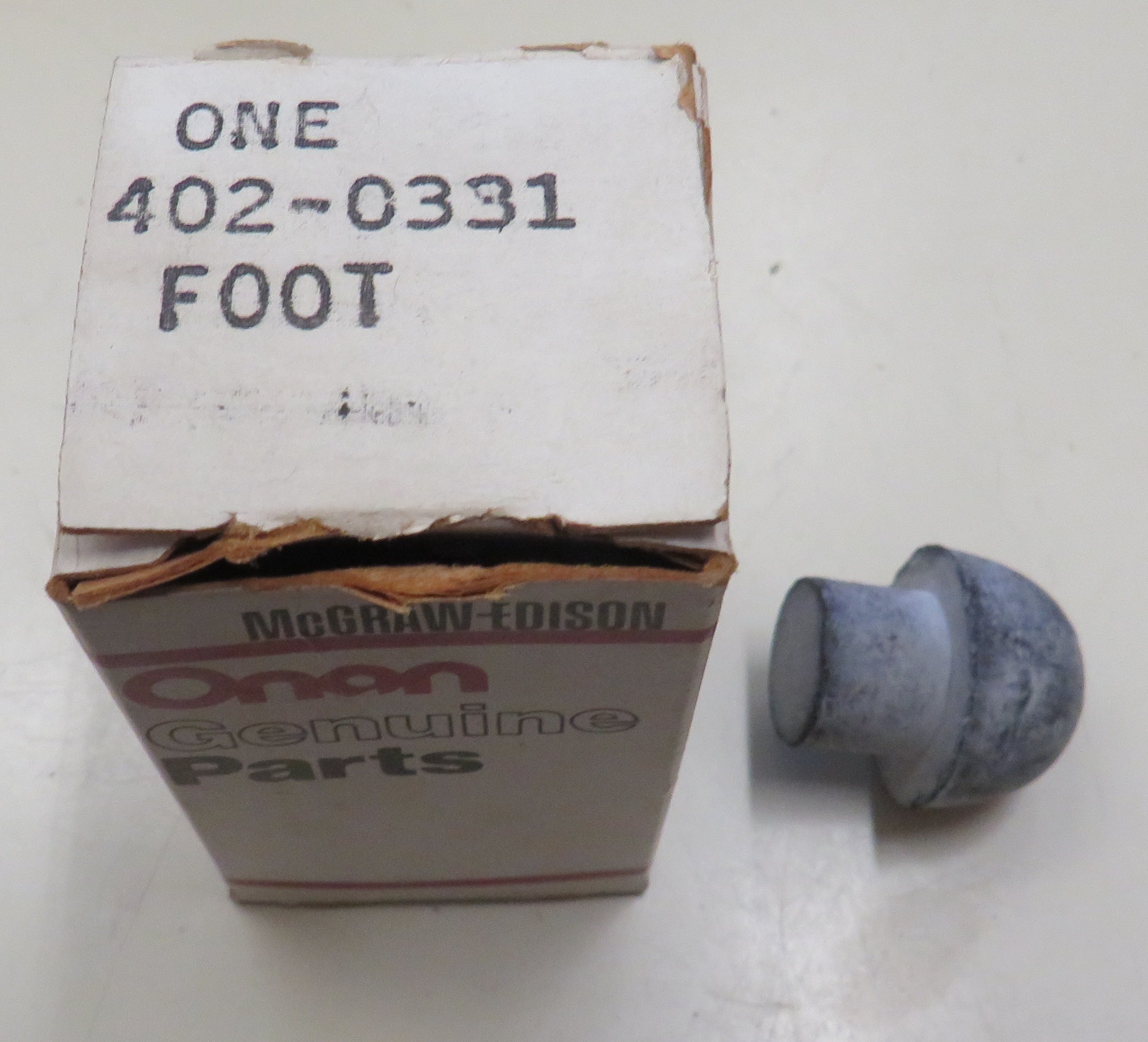 Onan 402-0331 Foot Control Box Rubber Mounting Cushion OBSOLETE For MCCK 3/26/2024 THIS PART IS IN STOCK 3/26/2024