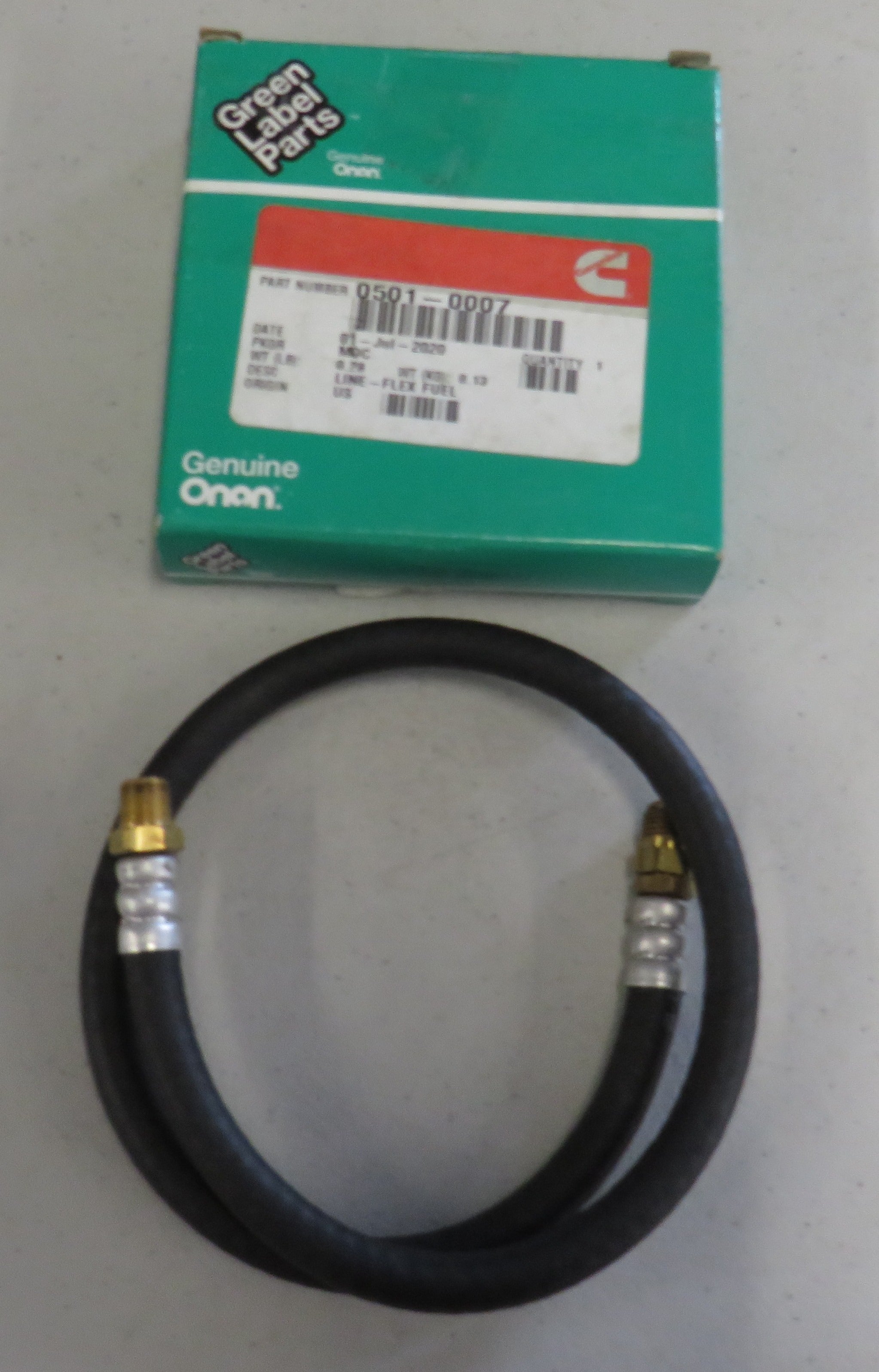 501-0007 Onan Flexible Fuel Line to Carburetor 24” B43M-GA016 Industrial Engines (Spec A-C) 2/3/2026 THIS PART IS IN STOCK 2/3/2026