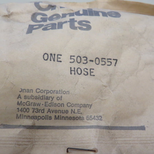 503-0557 Onan Breather Hose OBSOLETE RDJE-MS (Spec 2915A) 3/26/2024 THIS PART IS IN STOCK 3/26/2024