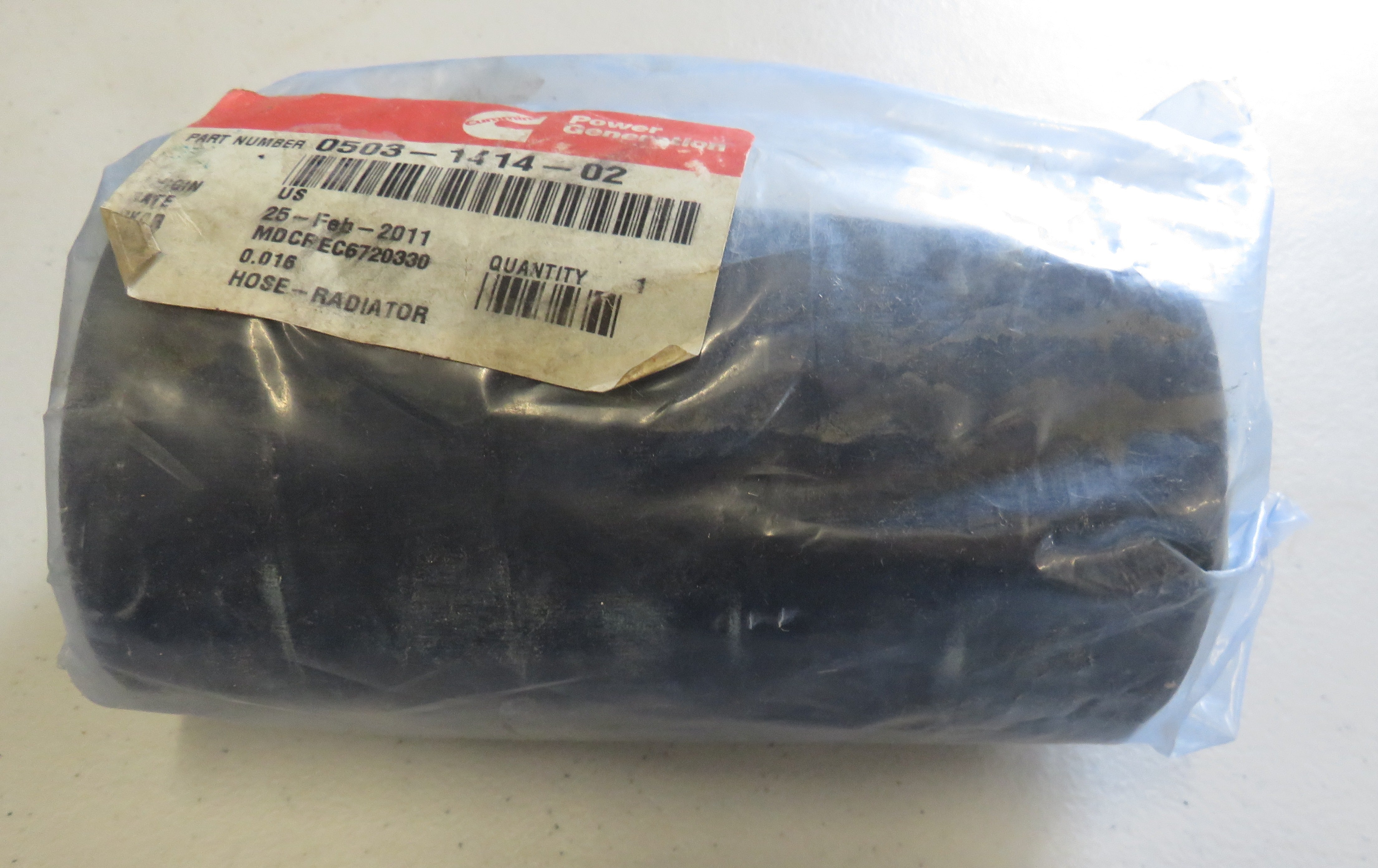 503-1414-02 Onan 503-1414-02 Radiator Hose 2/5/2026 THIS PART IS IN STOCK 2/5/2026