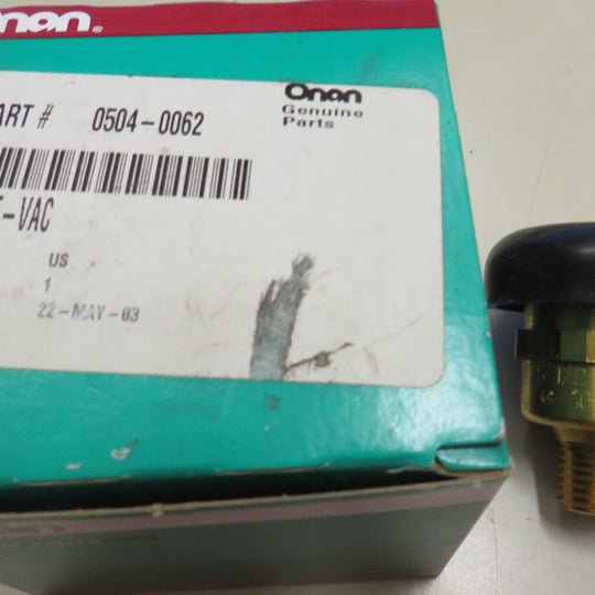 504-0062 Onan Vacuum Relief Valve OBSOLETE For KB-KR Electric Generating Sets 10/22/2025 THIS PART IS IN STOCK 10/22/2025