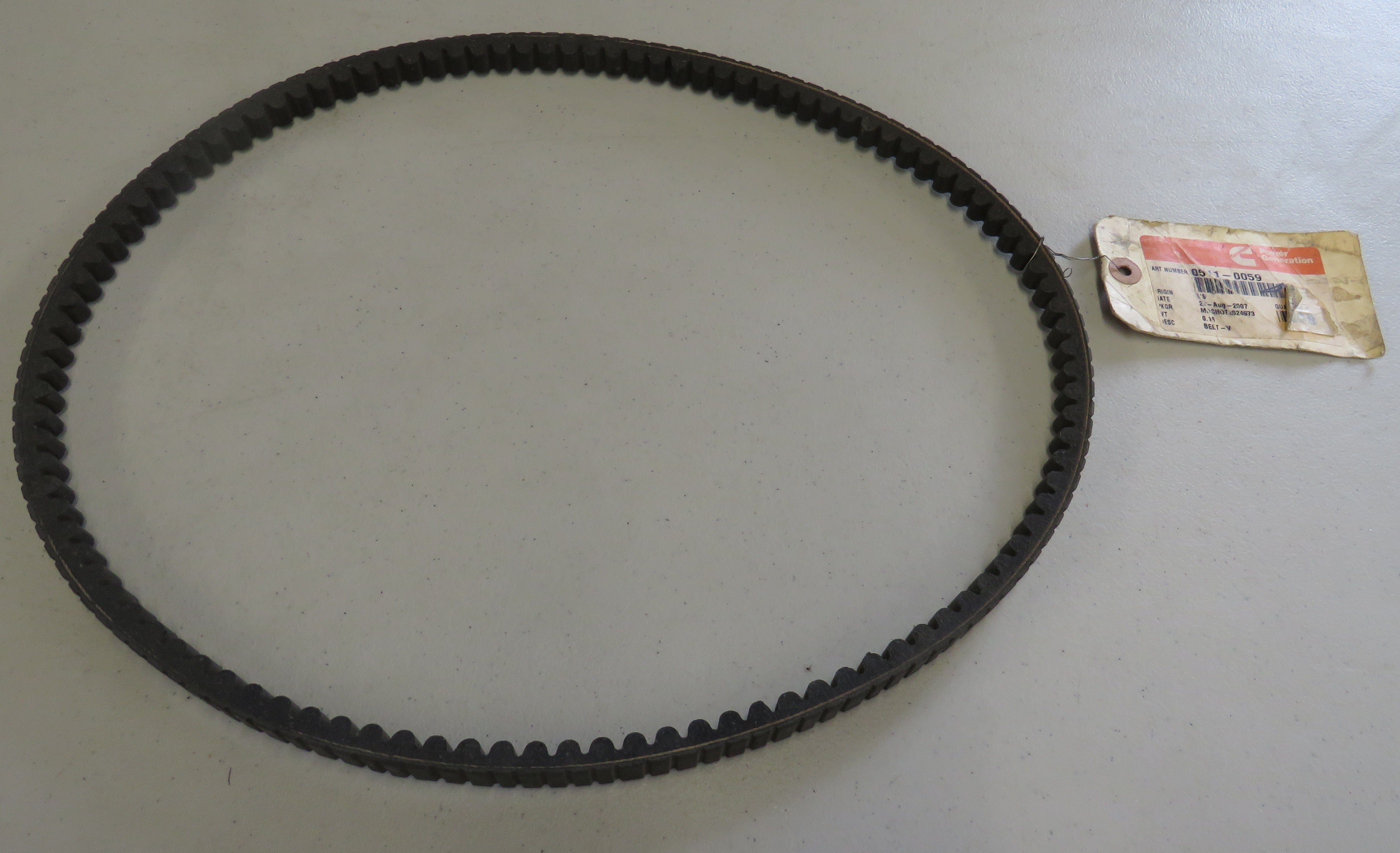 511-0059 Onan 511-0059 V-Belt 2/5/2026 THIS PART IS IN STOCK 2/5/2026
