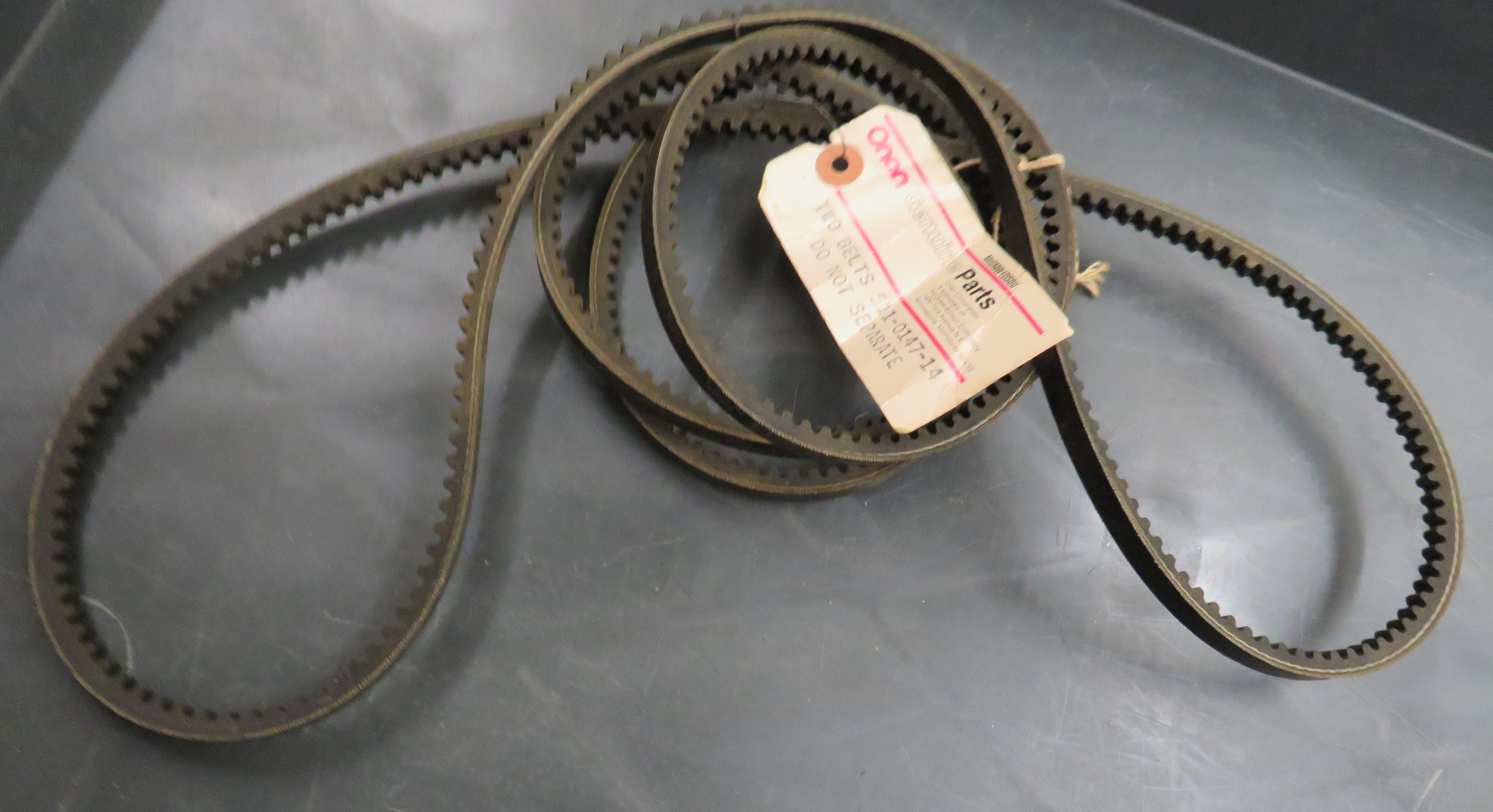 511-0147-14 Onan Water Pump Belt (Set of 2) (OBSOLETE) for MDL3, MDL4, MDL6 3/18/2024 THIS PART IS IN STOCK 3/18/2024