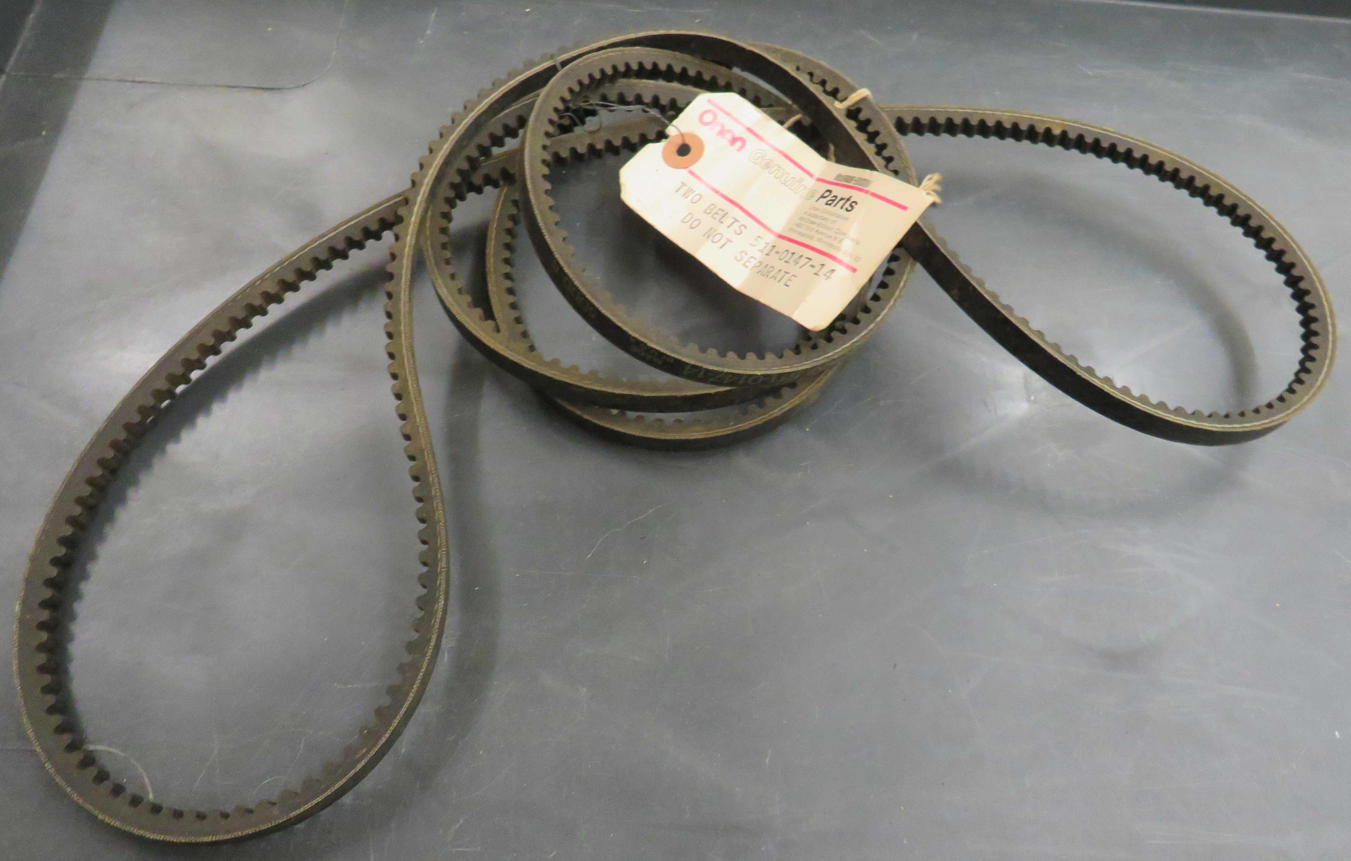 511-0147-14 Onan Water Pump Belt (Set of 2) (OBSOLETE) for MDL3, MDL4, MDL6 3/18/2024 THIS PART IS IN STOCK 3/18/2024