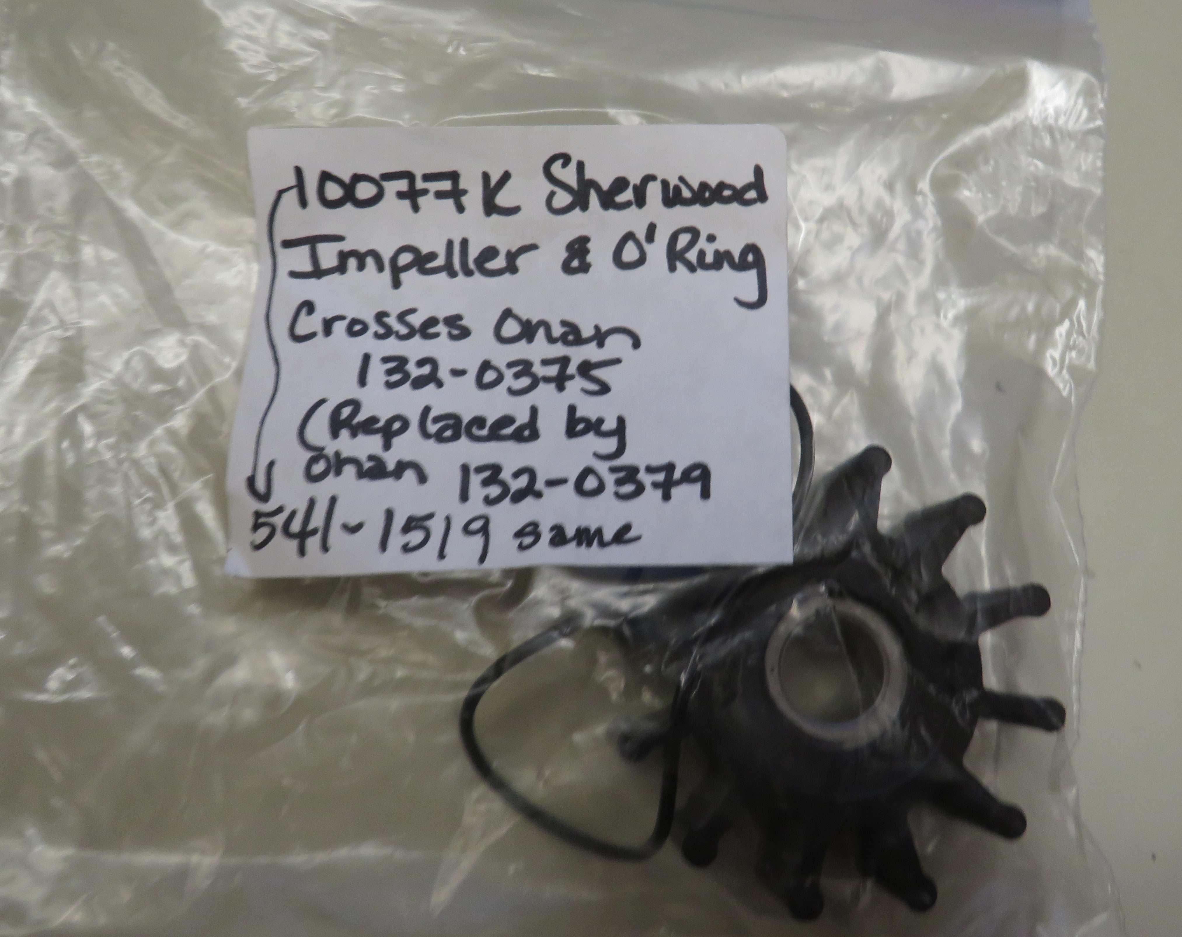 541-1519 Onan Water Pump Repair Kit Water Pump Minor (Replaces 132-0379) 5/22/2026 THIS PART IS IN STOCK as of 5/22/2026