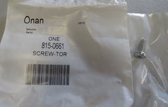 815-0661 Onan 815-0661 Torx Drive Screw 1/29/2026 THIS PART IS IN STOCK 1/29/2026
