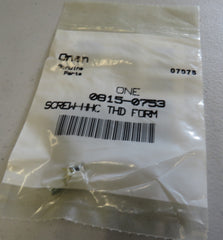 815-0753 Onan Thread Forming Screw (Hex Head, Washer Head, Thread M6 X 14MM) for Onan RV Quiet Diesel 7500 Watt, Spec A-K 4/13/2026 THIS PART IS IN STOCK 4/13/2026