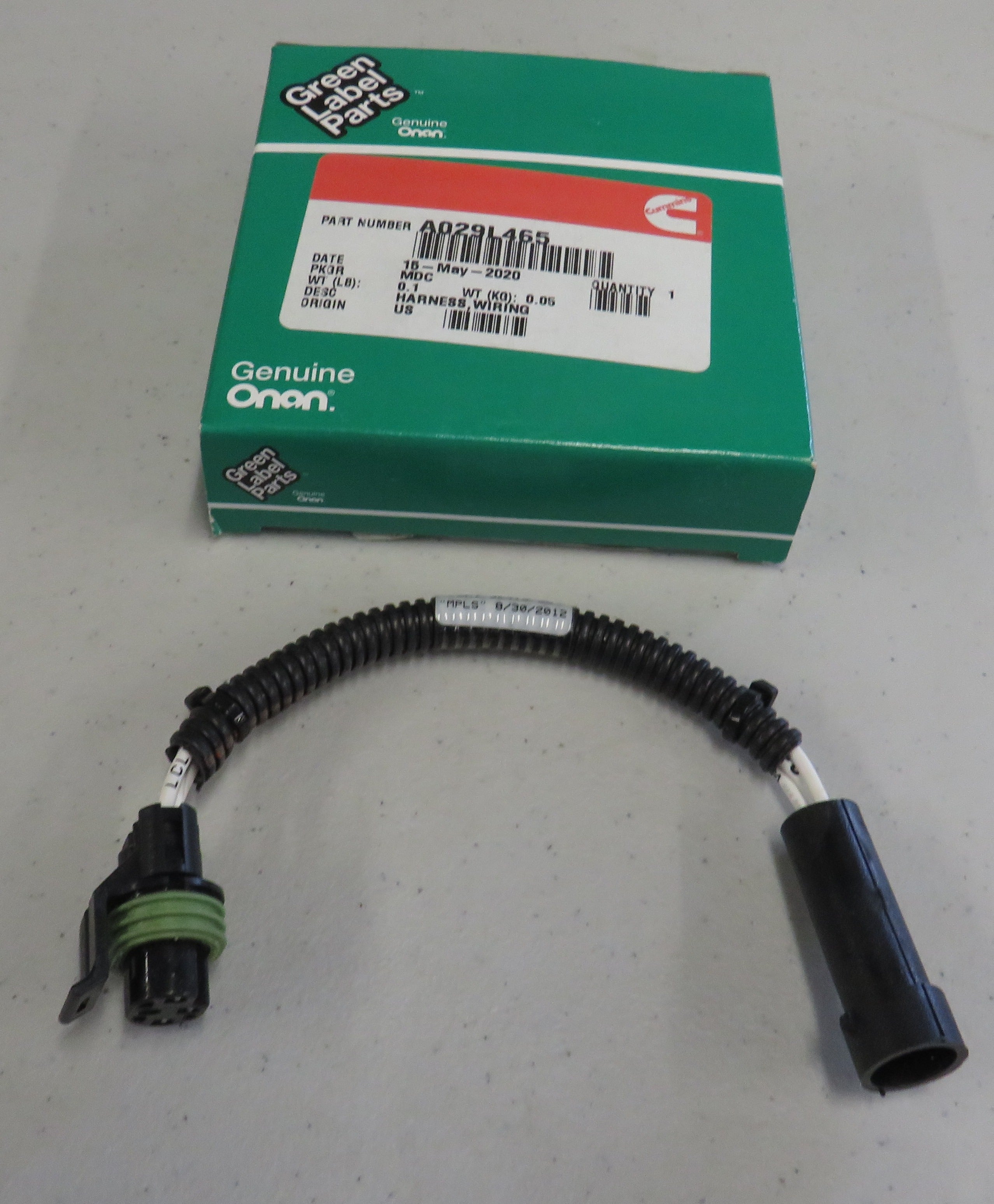 A029L465 Cummins A029L465 Coolant Level Sender Wiring Harness 2/6/2026 THIS PART IS IN STOCK 2/6/2026