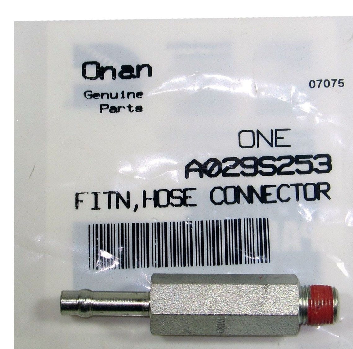 Onan A029S253 Hose Fuel Line Adapter Connector Fitting 10/29/2025 THIS PART IS IN STOCK 10/29/2025