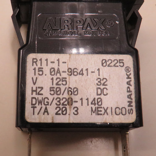 Onan Circuit Breaker 320-1140 (AirPax) Red 