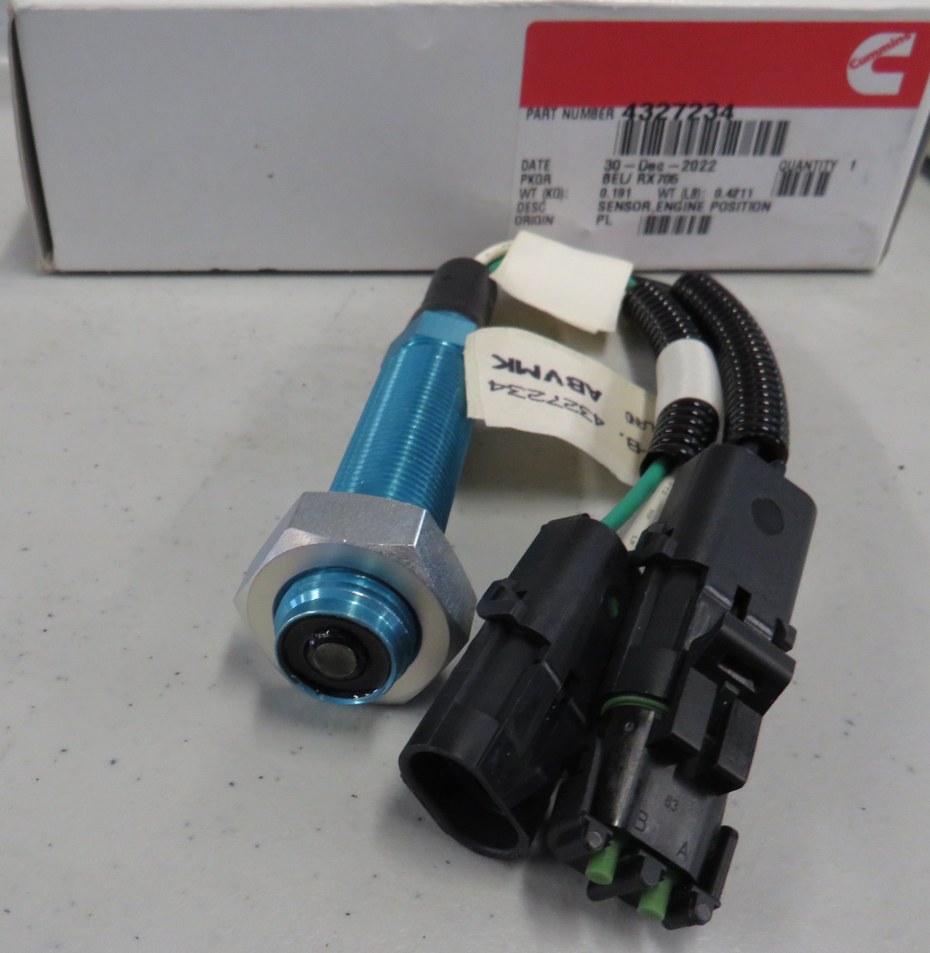 4327234 Cummins 4327234 Engine Speed Sensor OBSOLETE 2/3/2026 THIS PART IS IN STOCK 2/3/2026