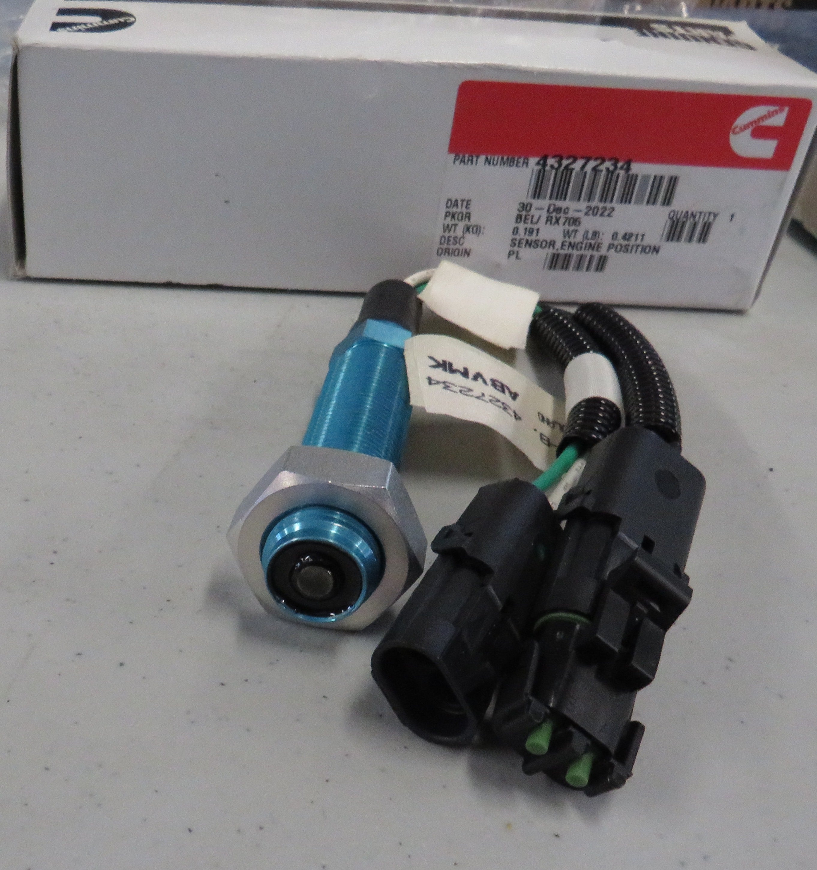 4327234 Cummins 4327234 Engine Speed Sensor OBSOLETE 2/3/2026 THIS PART IS IN STOCK 2/3/2026