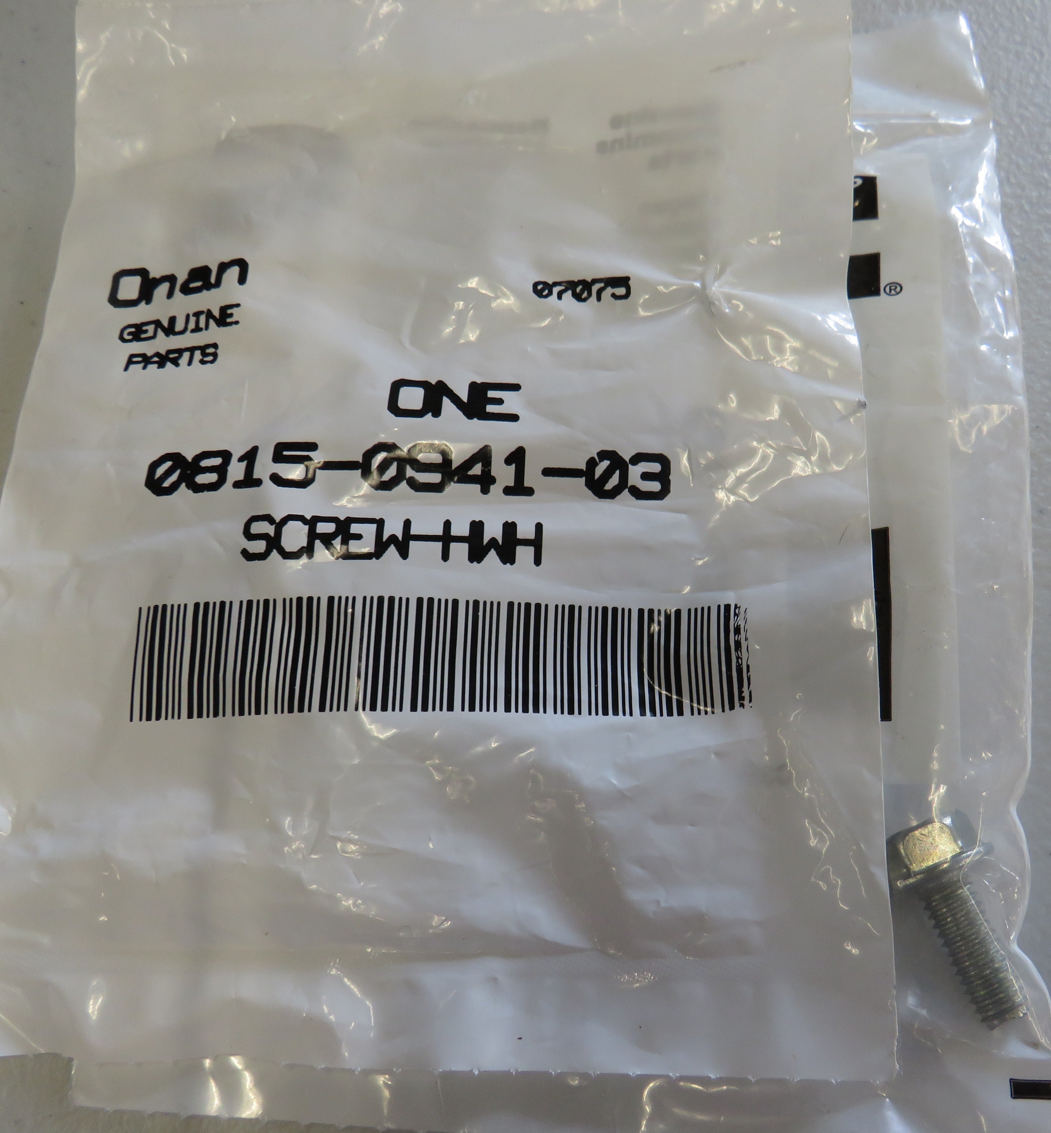 815-0941-03 Cummins 815-0941-03 Slotted HWH Threaded Form Screw 1/29/2026 THIS PART IS IN STOCK 1/29/2026