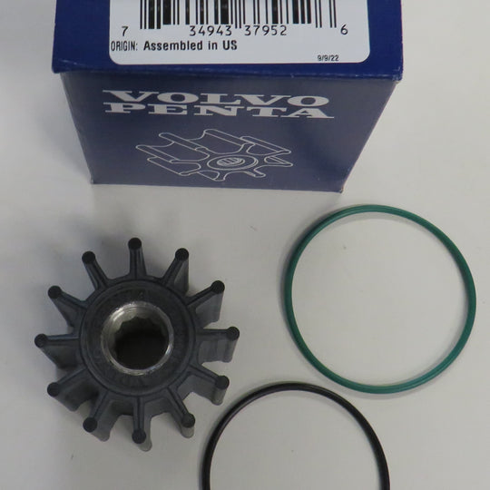 Volvo Penta 22307636 (Replaces 3842786 & 21213664) Impeller Kit fits many 9 AS models 4.3L-8.1L 10/30/2025 THIS PART IS IN STOCK as of 10/30/2025