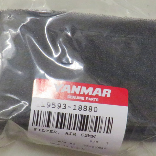 Yanmar 119593-18880 Air Filter-Pre-Cleaner 6LY 6LY2 10/8/2026 THIS PART IS IN STOCK 10/8/2026
