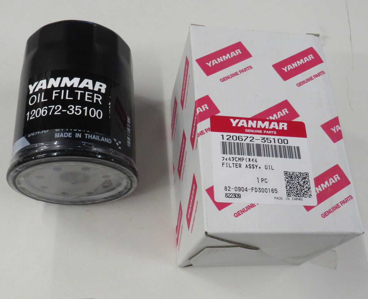 Yanmar 120672-35100 Oil Filter 4LV 3/18/2026 THIS PART IS IN STOCK 3/1 ...