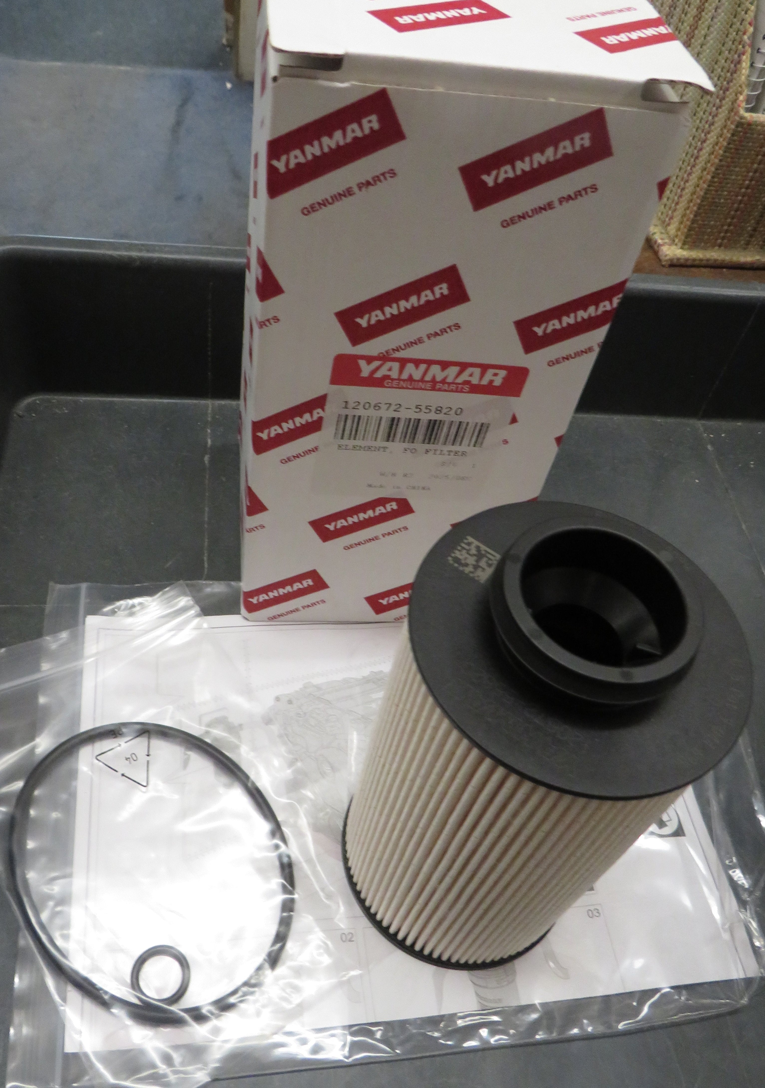 120672-55820 Yanmar Fuel Filter Element For Yanmar 8LV320 8/18/2026 THIS PART IS IN STOCK 8/18/2026