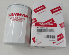 Yanmar 124085-35170 Oil Filter, D80XL120 QM Series 10/18/2025 THIS PART IS IN STOCK 10/18/2025